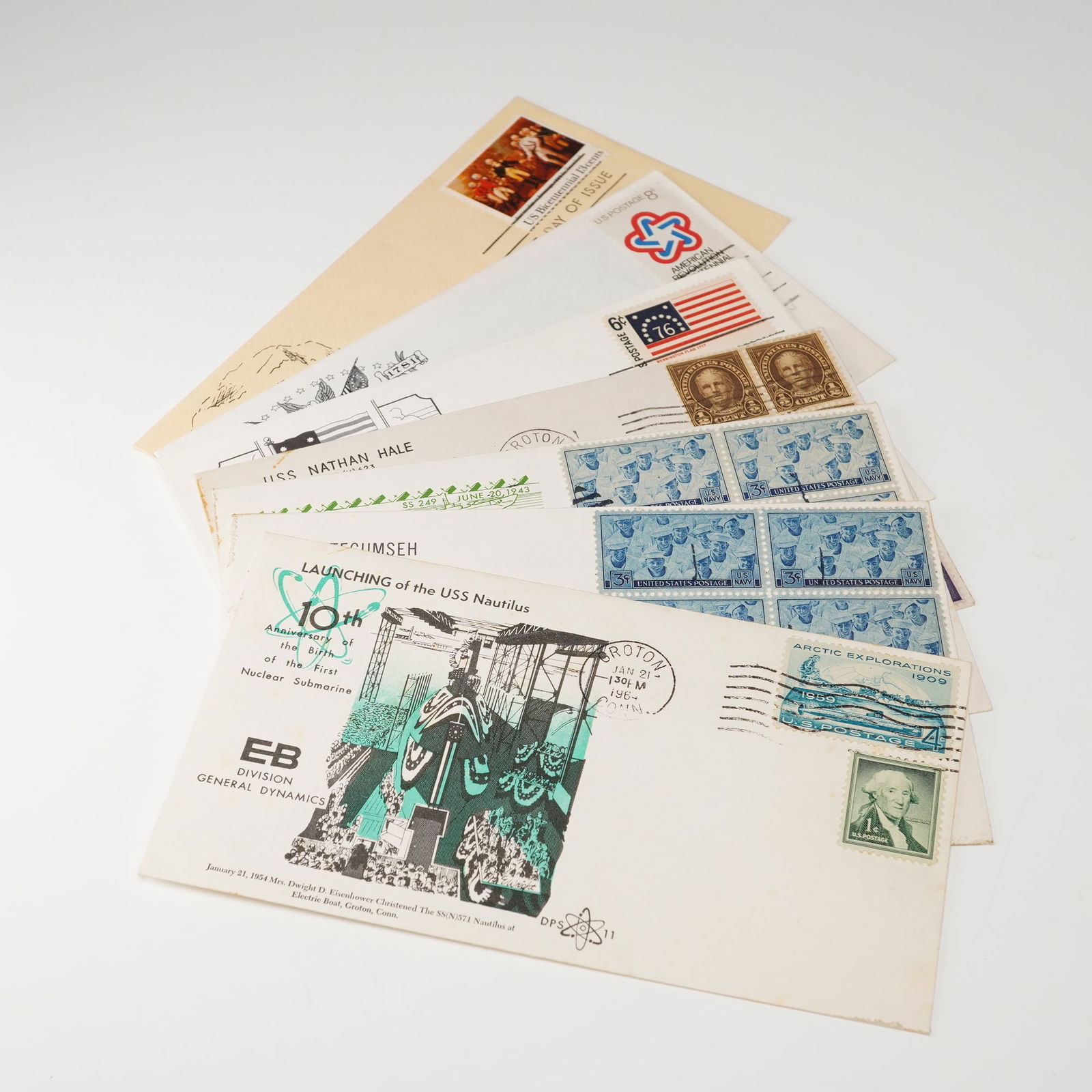7pc 1954 - 1978 U.S. Postal Covers (1 of 6)