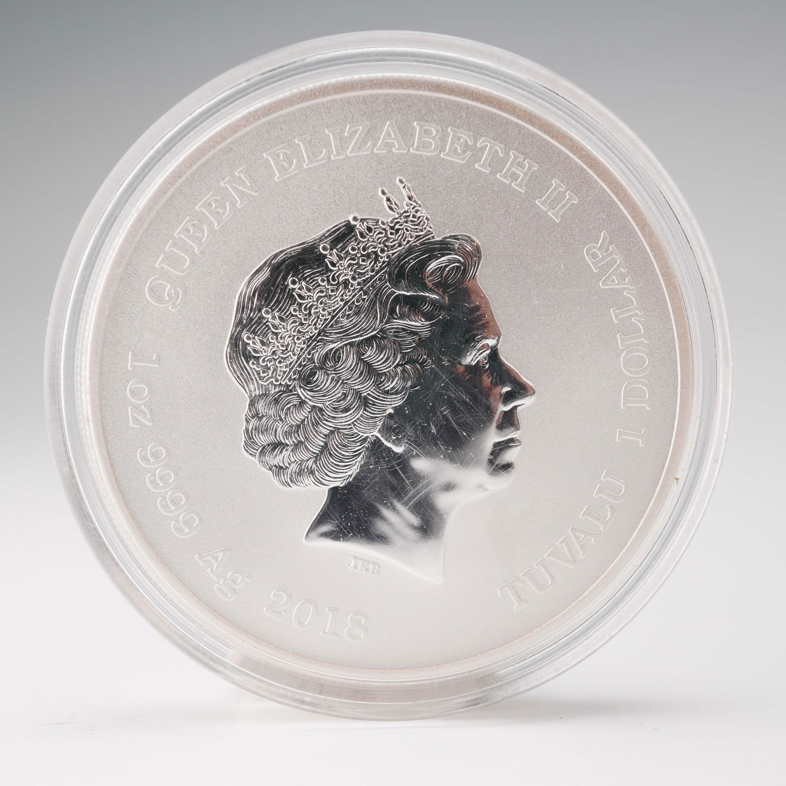 2018 Elizabeth II Marvel's Deadpool Silver Dollar (1 of 2)