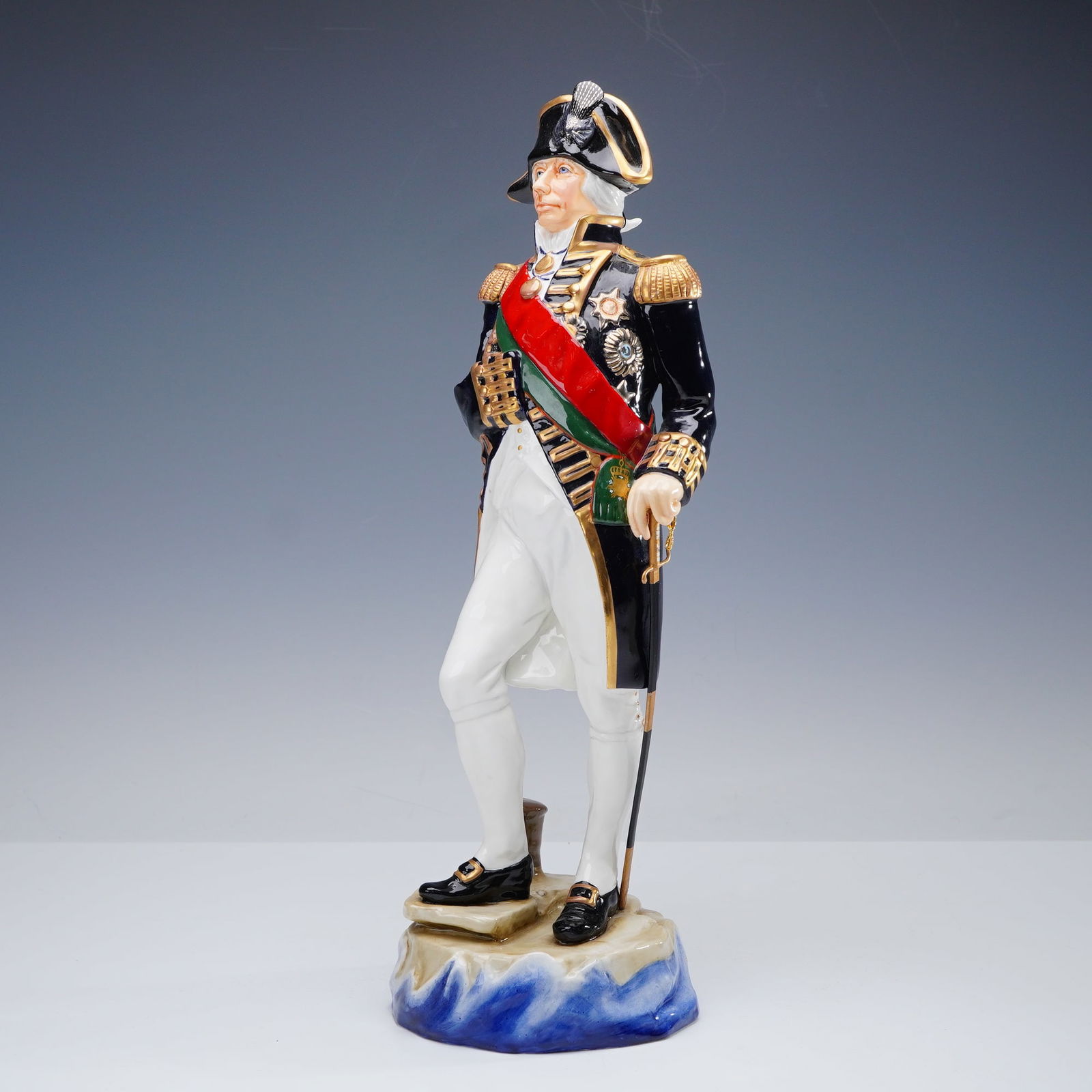 Michael Sutty Porcelain Sculpture, Lord Nelson 1805 (1 of 4)