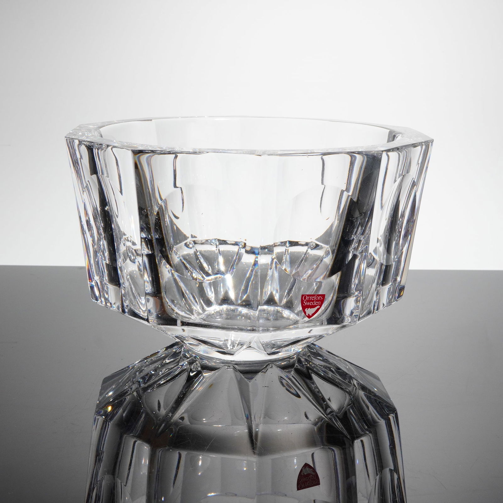 Orrefors Residence Crystal Bowl Designed by Olle Alberius (1 of 5)