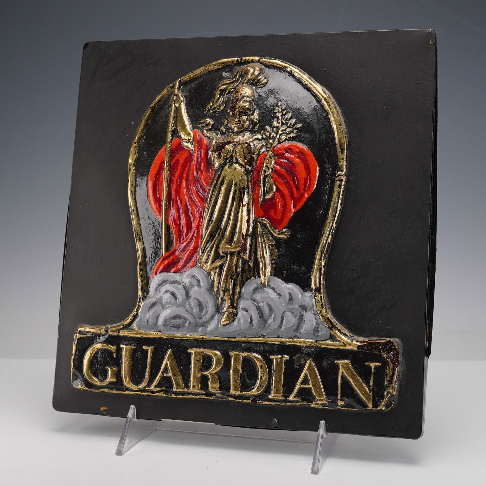 Guardian Assurance Company by E. V. Jackson Reproduction Fire Mark Plaque (1 of 2)