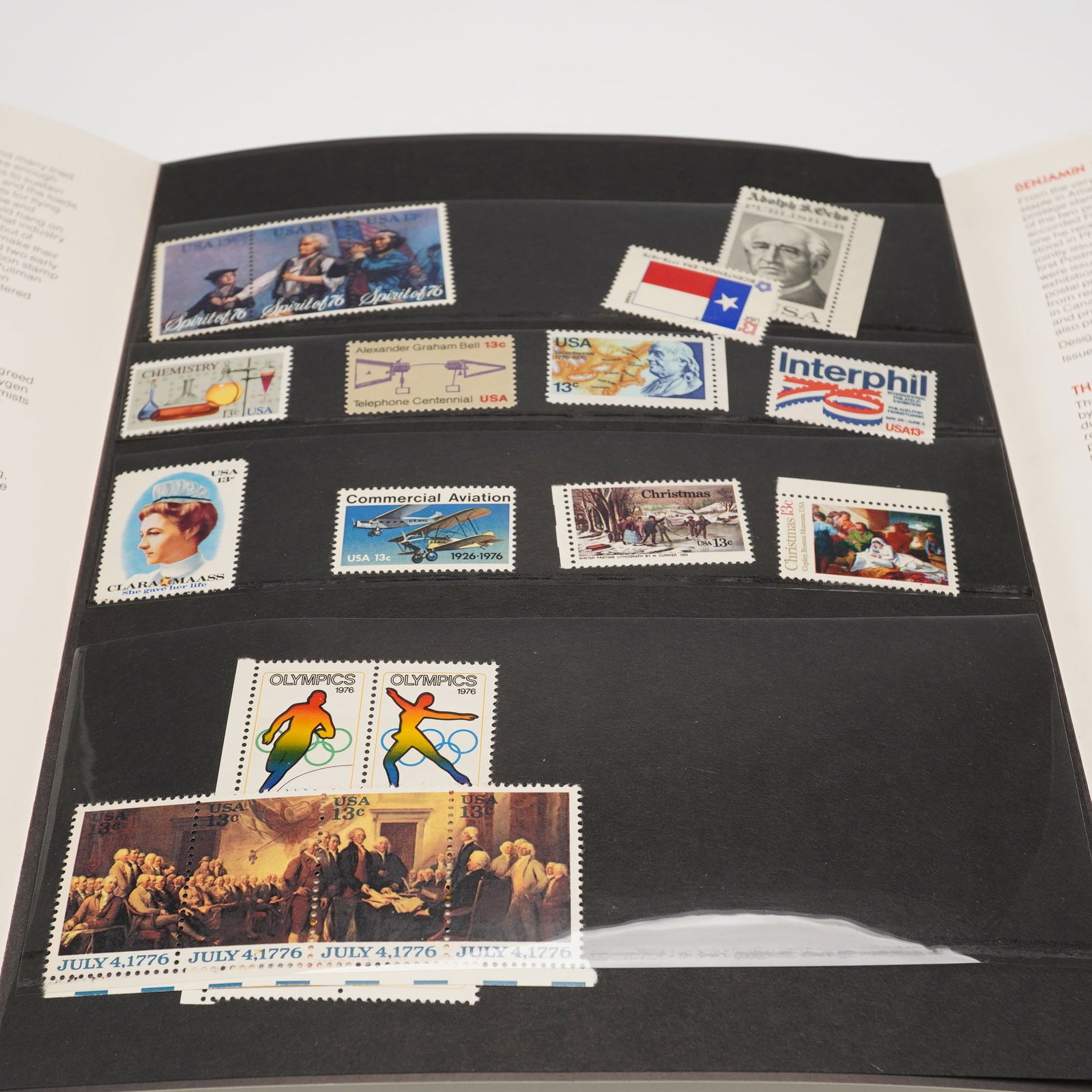 U.S. Mint Set 1976 and Assorted Stamp Sheets - 6