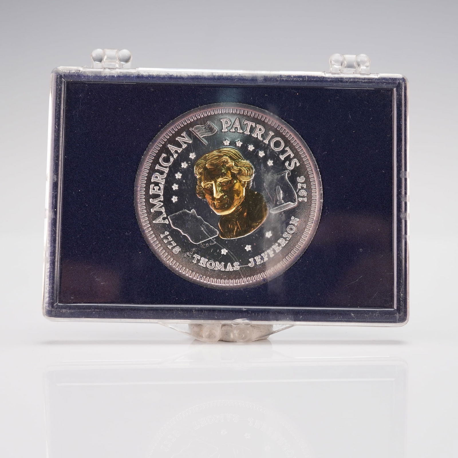 1976-L Thomas Jefferson American Patriots Silver and Gold Bullion (1 of 2)