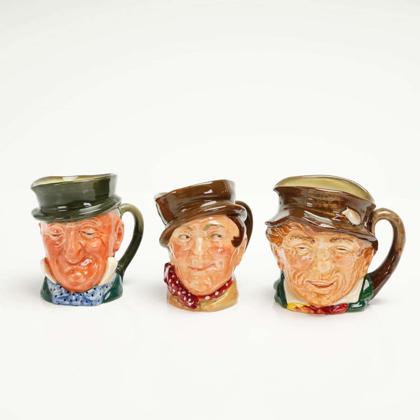 3pc Royal Doulton Small Character Jugs (1 of 3)