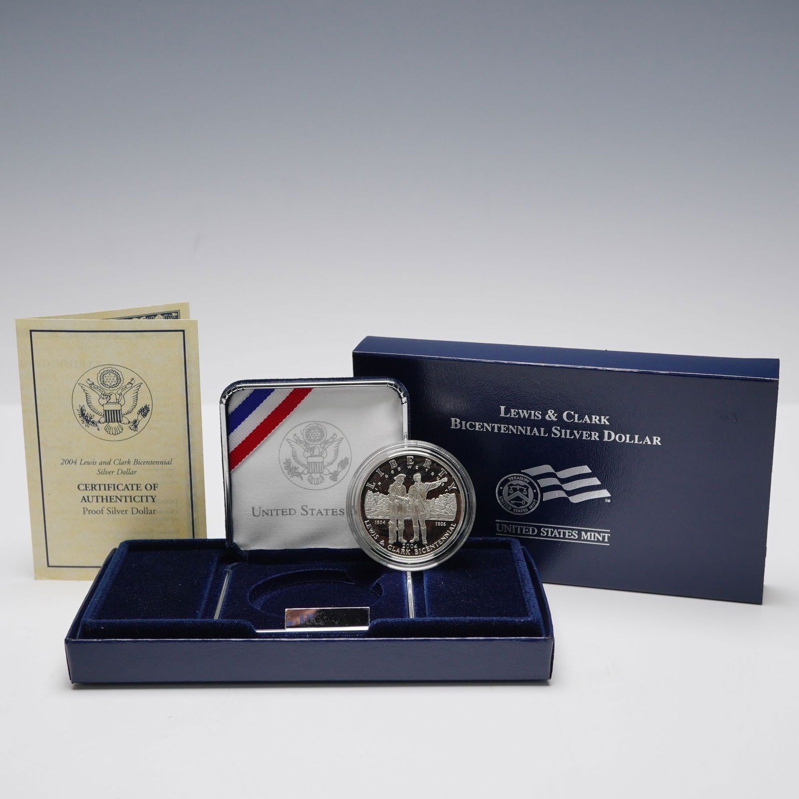 2004-P Lewis & Clark Bicentennial Proof Silver Dollar (1 of 3)