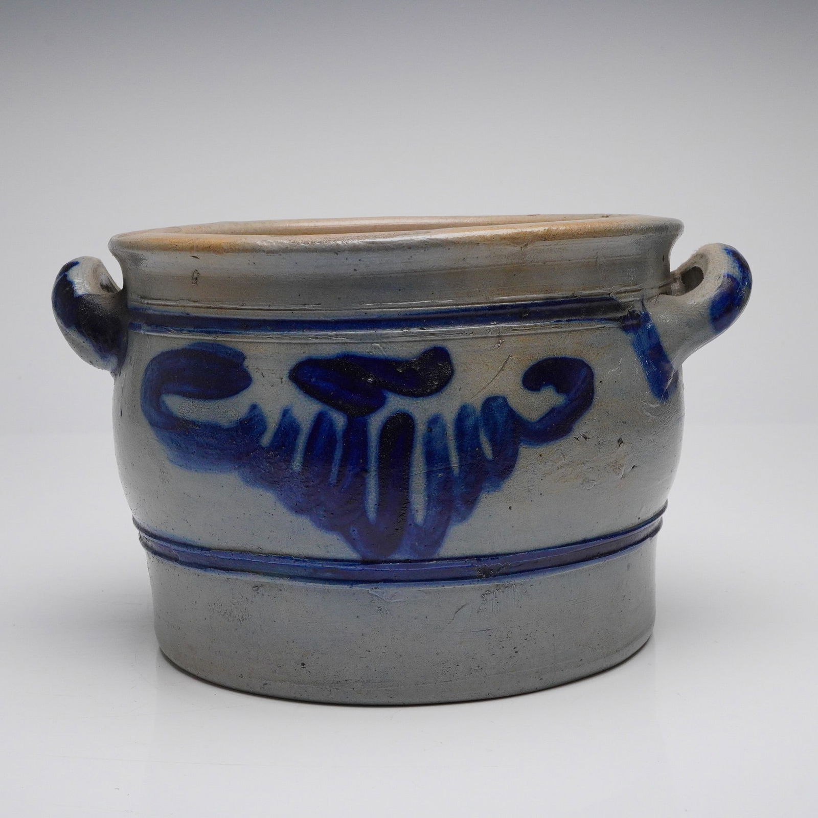 Westerwald Salt Glazed Stoneware Handled Utility Crock (1 of 5)