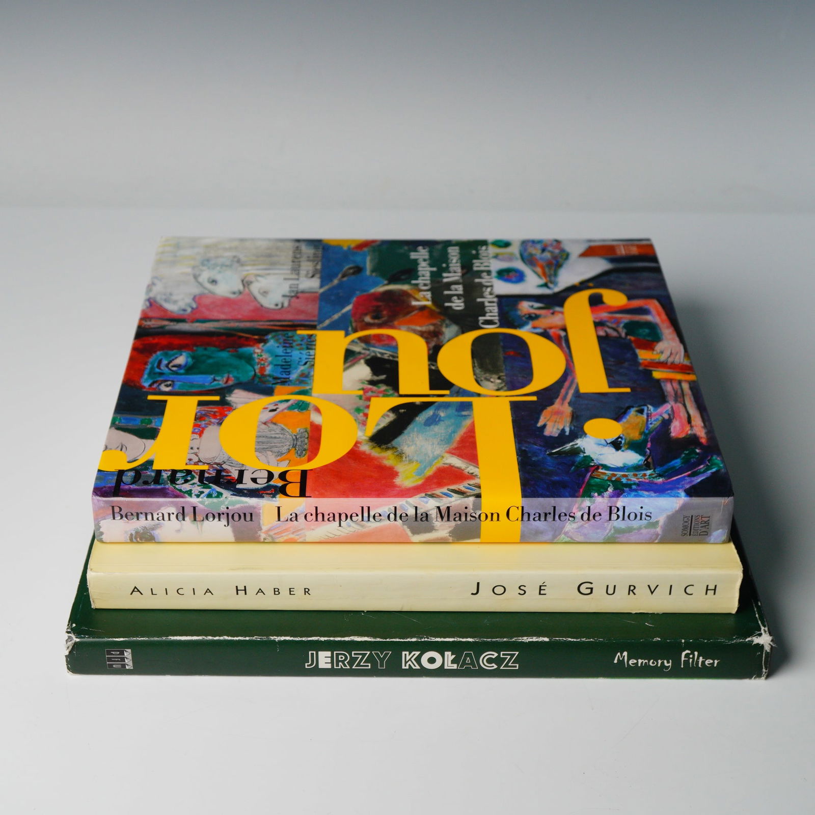 3 Art Books, Bernard Lorjou, Jose Gurvich, Jerzy Kolacz (1 of 10)