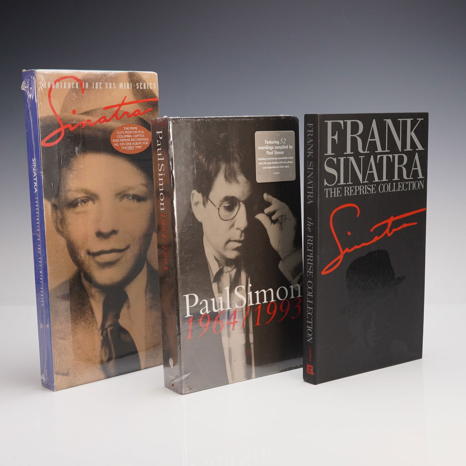3pc Frank Sinatra & Paul Simon Music Box Sets, Cassette & CD Collections (1 of 6)