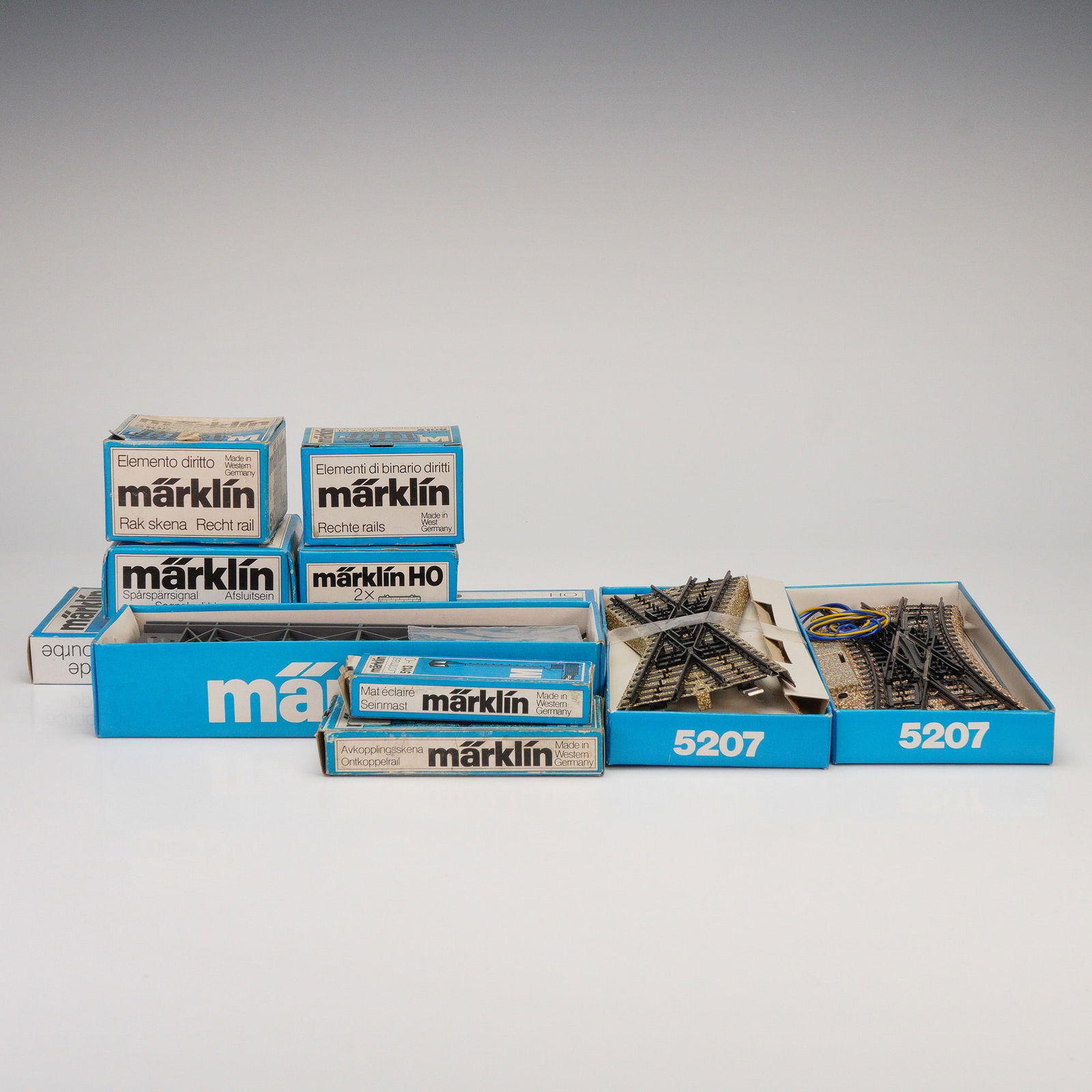 10pc Marklin HO Scale M Track and Accessory Sets (1 of 5)