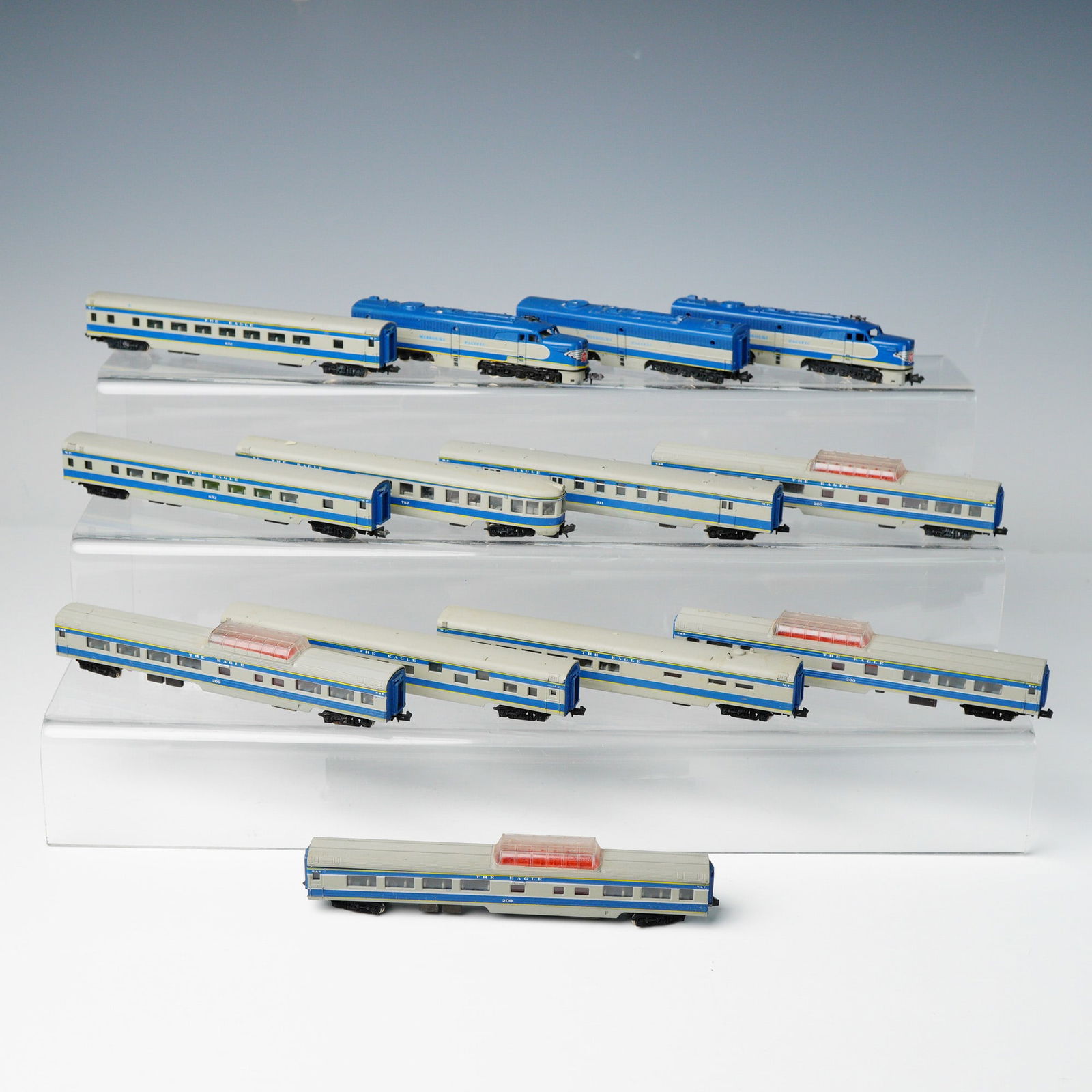 13 Missouri Pacific The Eagle N-Scale Train Components Japan (1 of 5)