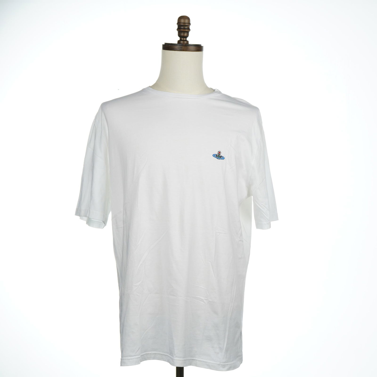 Vivienne Westwood Men's White Tee-Shirt with Orb Logo (1 of 5)