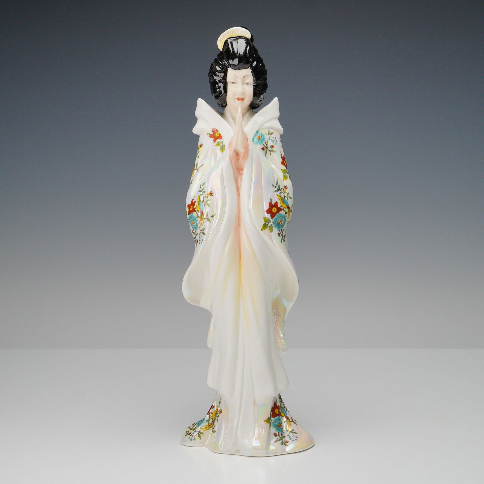 Michael Sutty Porcelain Figurine, Geisha (1 of 7)