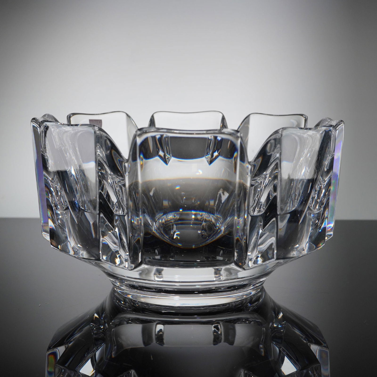 Orrefors Crystal Corona Bowl (1 of 4)