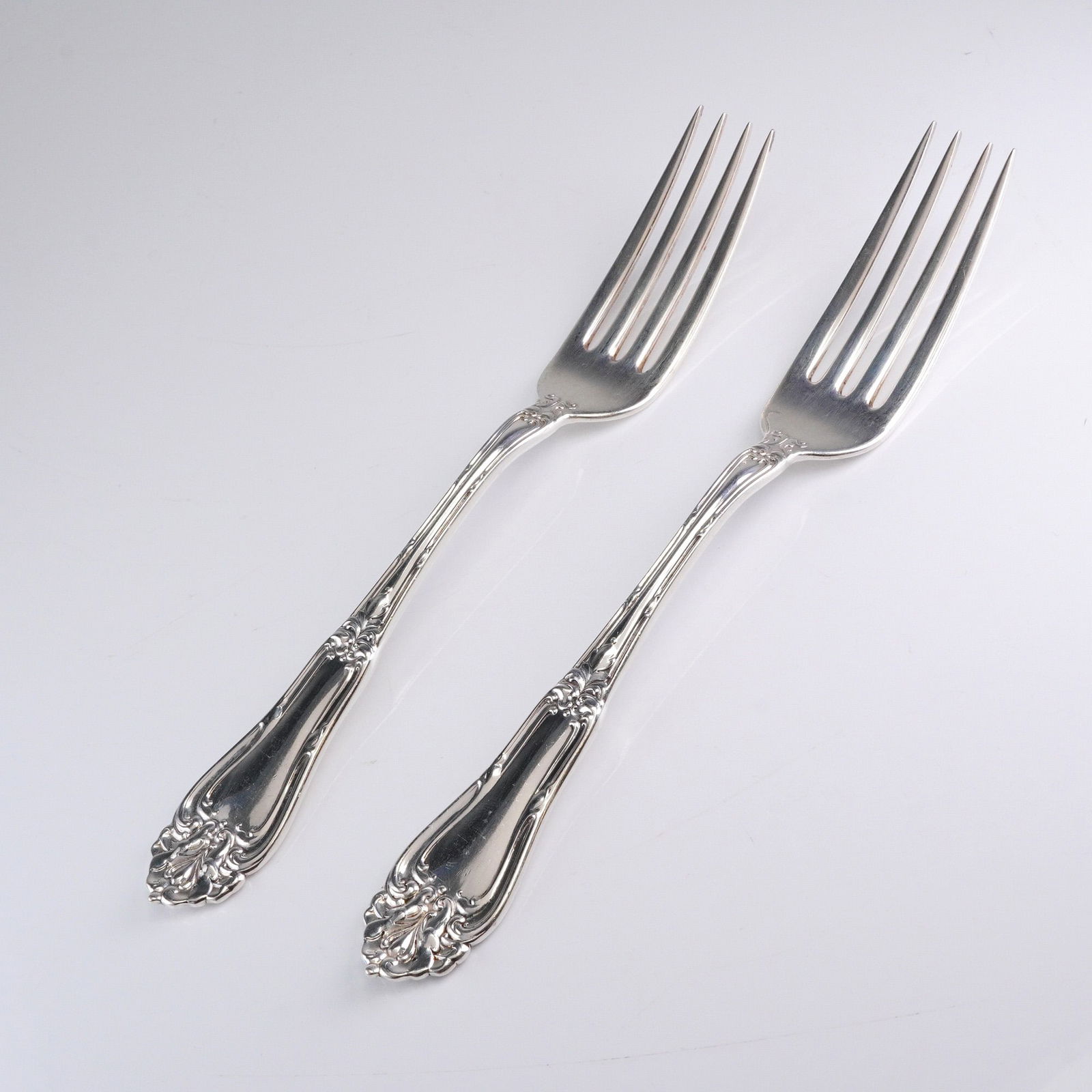 A Pair of Amston Sterling Silver Dinner Forks (1 of 7)
