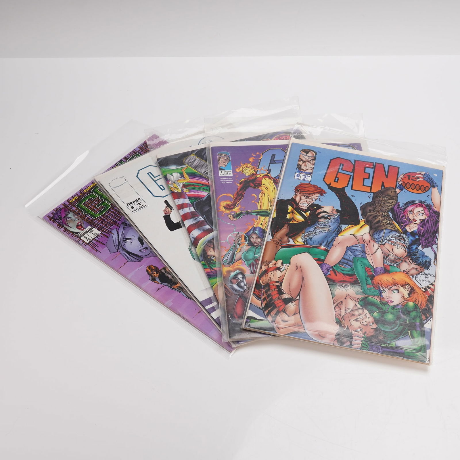 5 Issues of Image Comics' Gen 13 Comic Books (1 of 3)