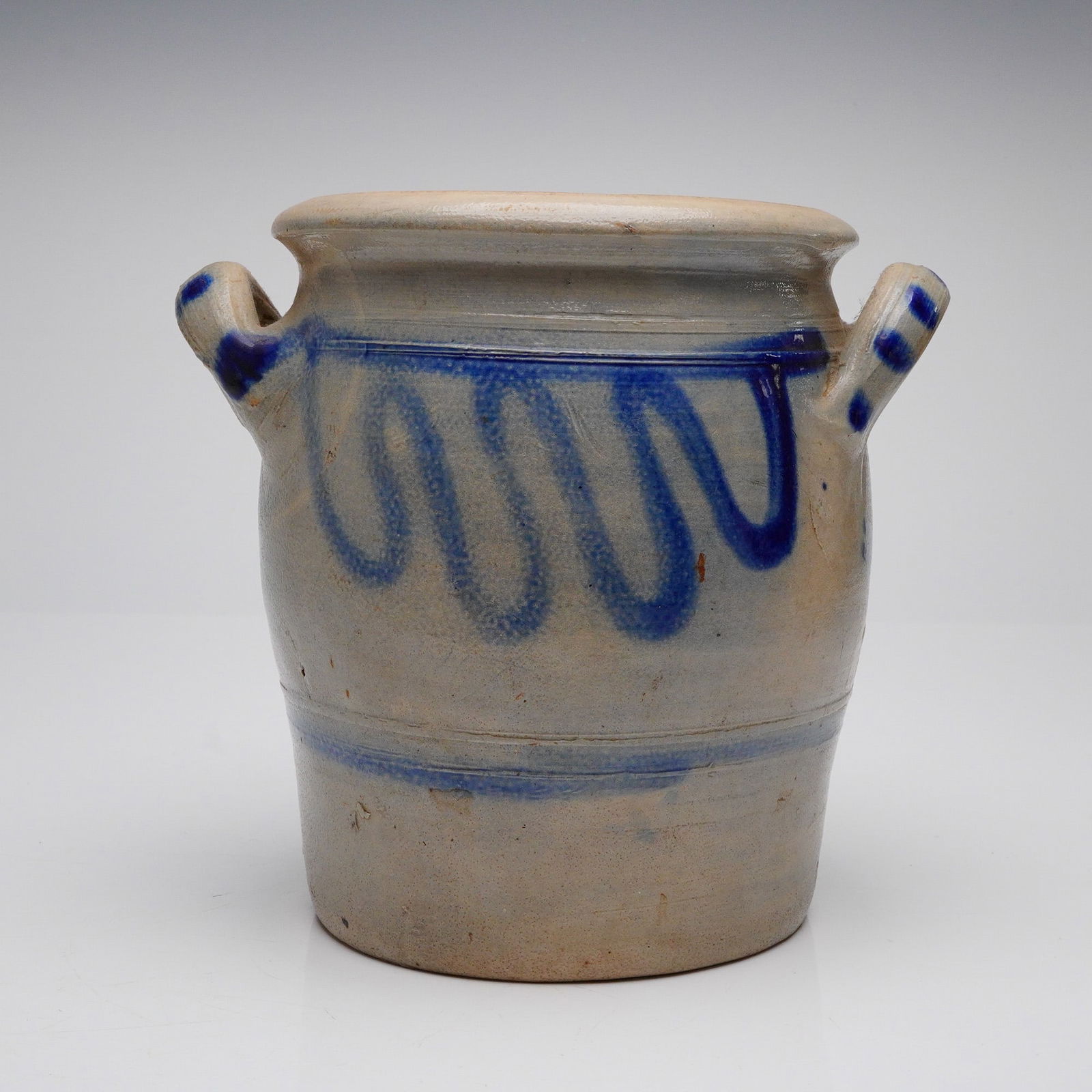 Westerwald Salt-Glazed Stoneware Handled Crock (1 of 5)