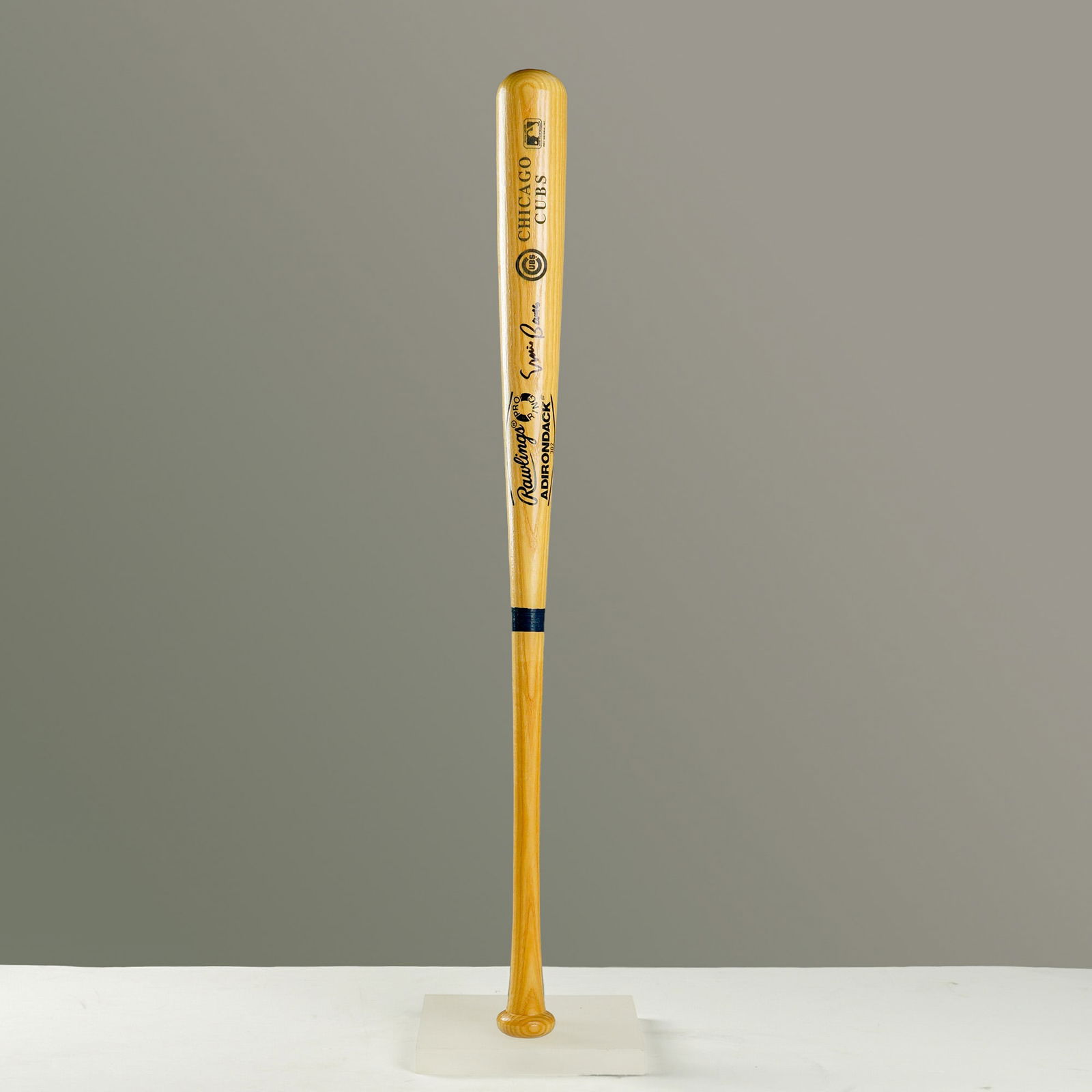 Ernie Banks Signed Rawlings Adirondack Pro Model Chicago Cubs Baseball Bat (1 of 5)