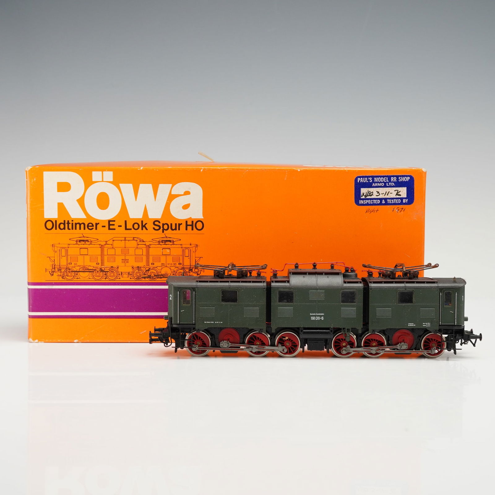 Rowa Oldtimer-E-Lok Spur HO Scale Model 1402 - 5