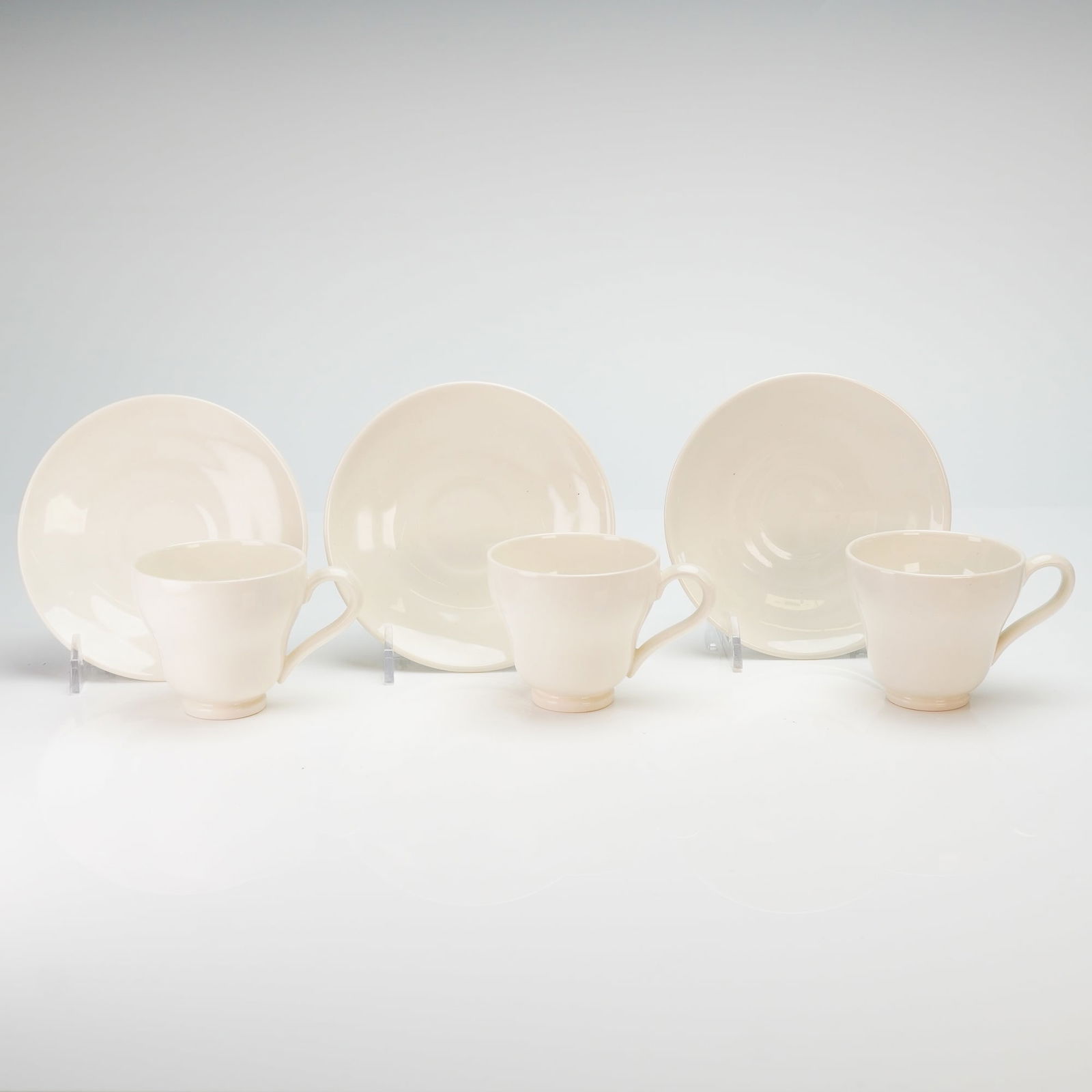 6pc Wedgwood Queen's Ware Demitasse Cups and Saucers Sets (1 of 4)