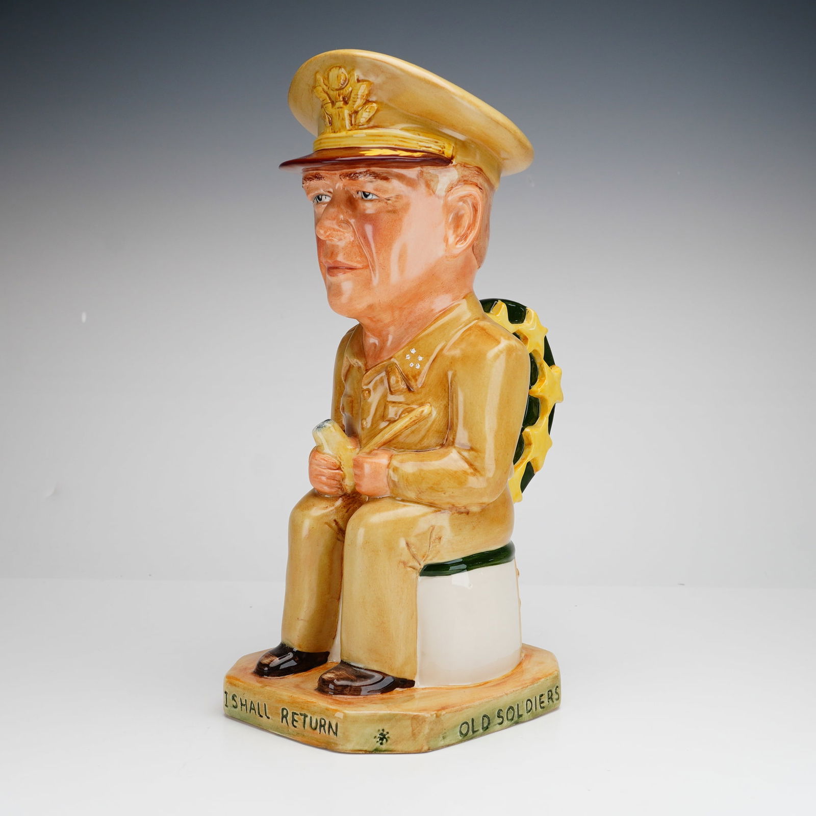 Wilkinson WW II Allied Leaders Toby Jug, General Douglas MacArthur (1 of 4)