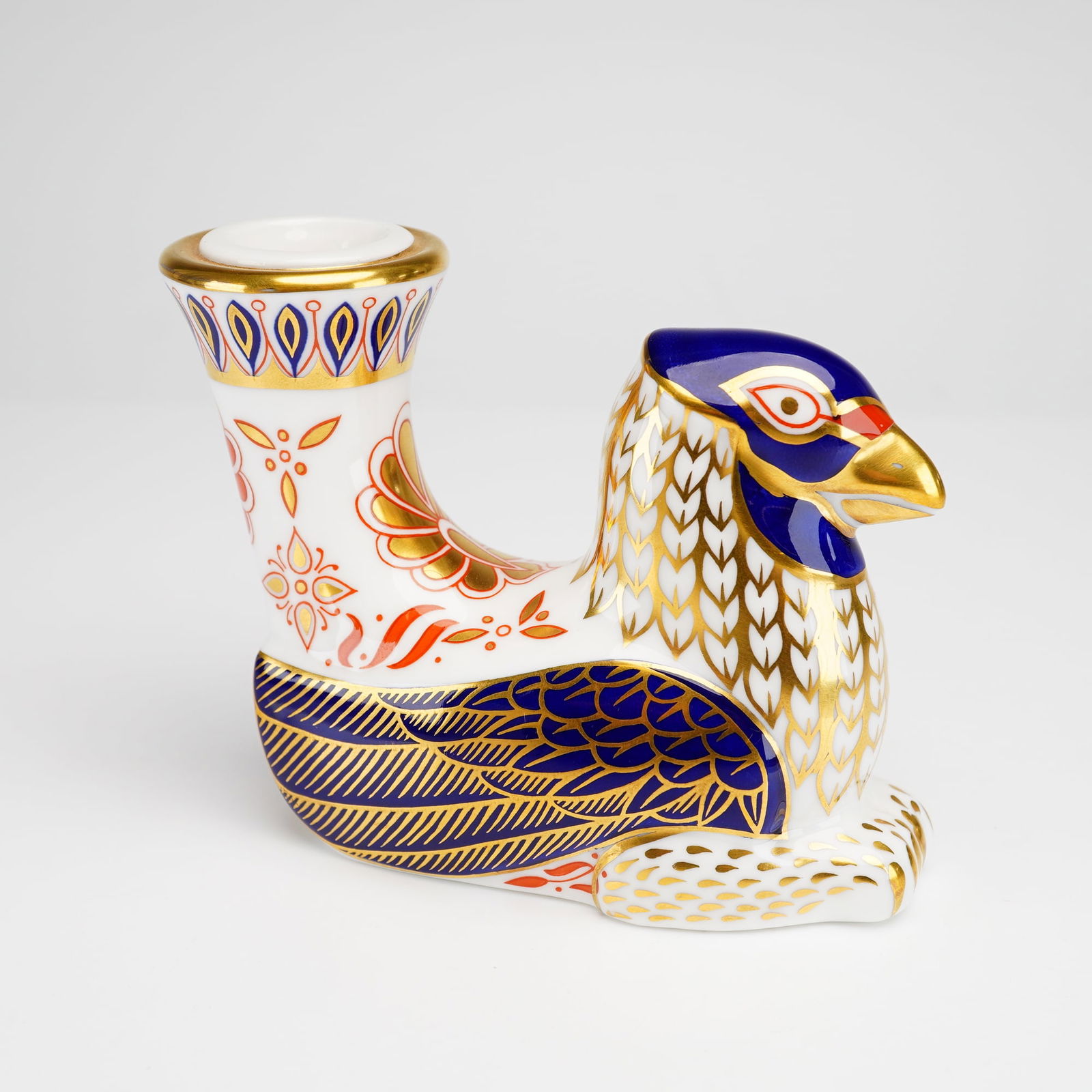 Royal Crown Derby Bone China Mythical Beasts Candleholder, Griffin (1 of 4)