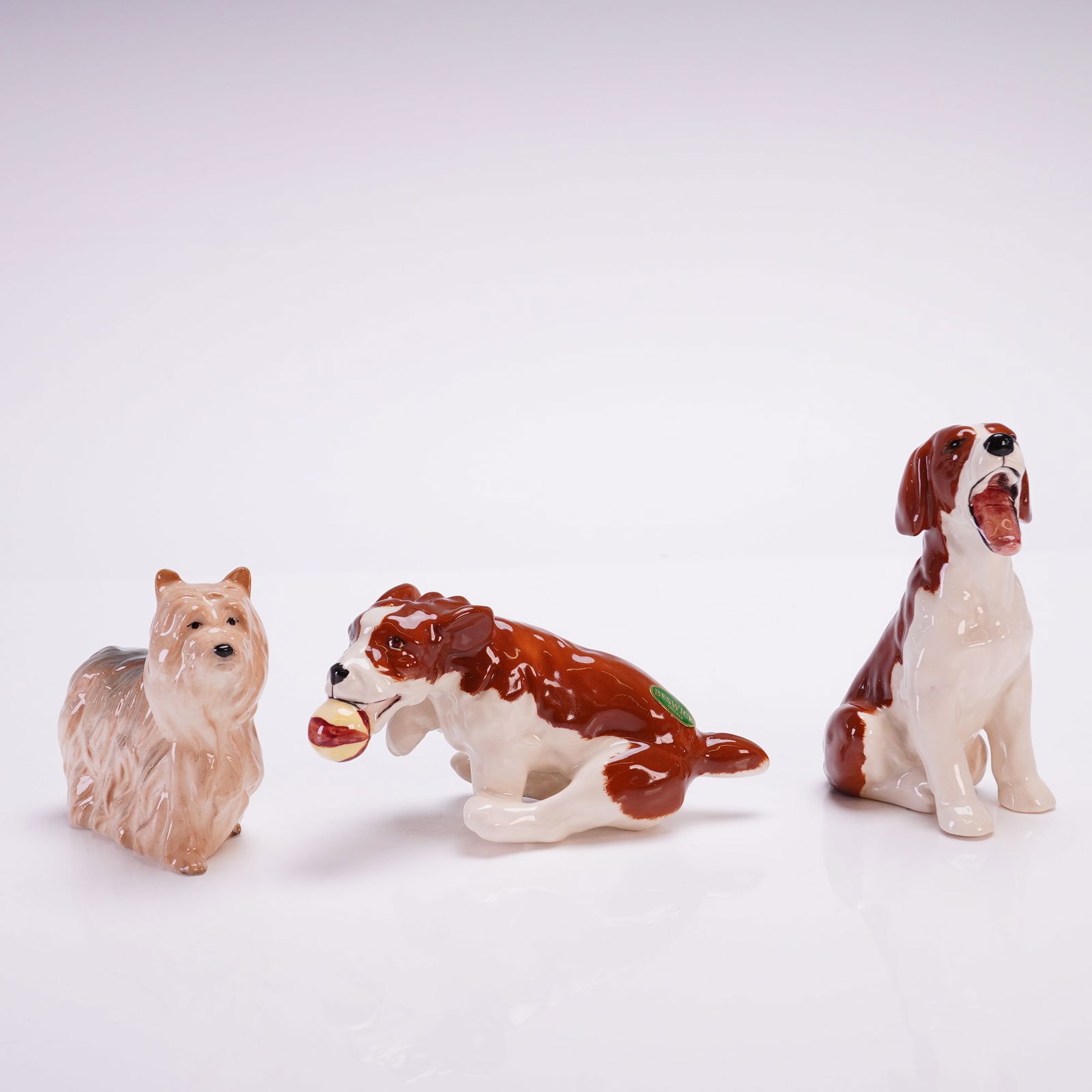 3pc Beswick Porcelain Dog Figurines (1 of 3)