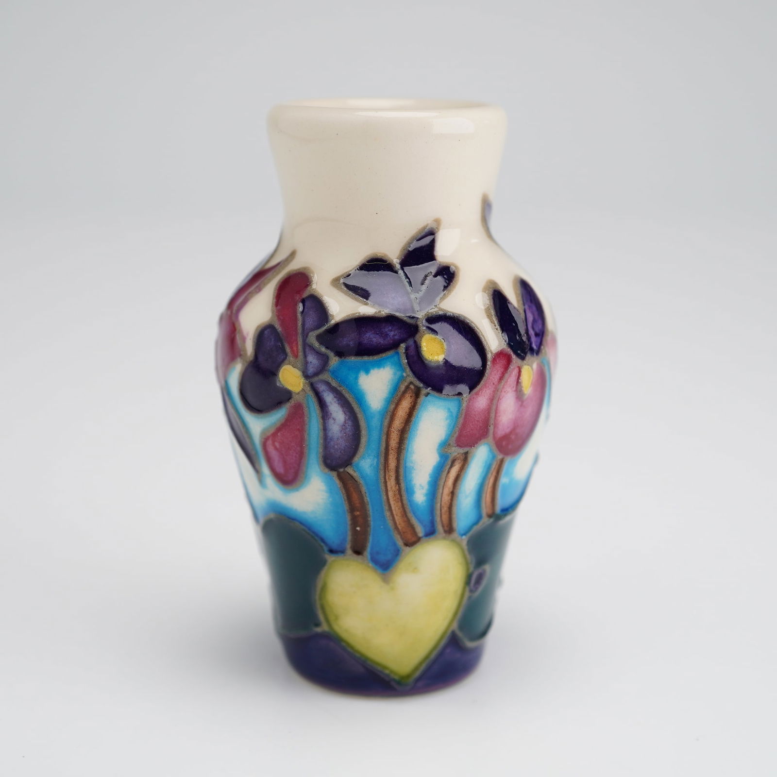 Moorcroft Miniature Floral Months of The Year Vase, Violet (1 of 5)