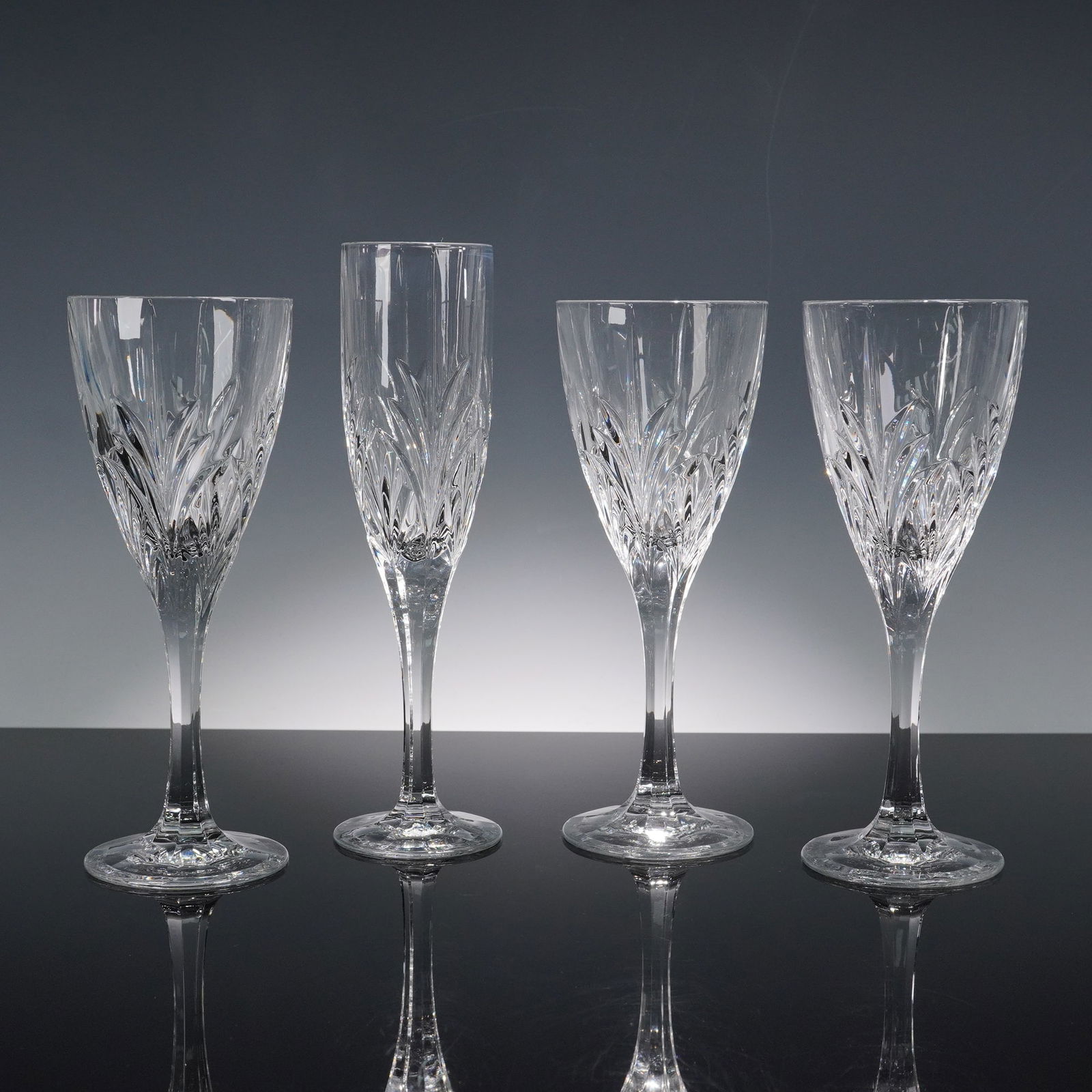 4pc Aura by Block Crystal Water & Champagne Glasses (1 of 6)