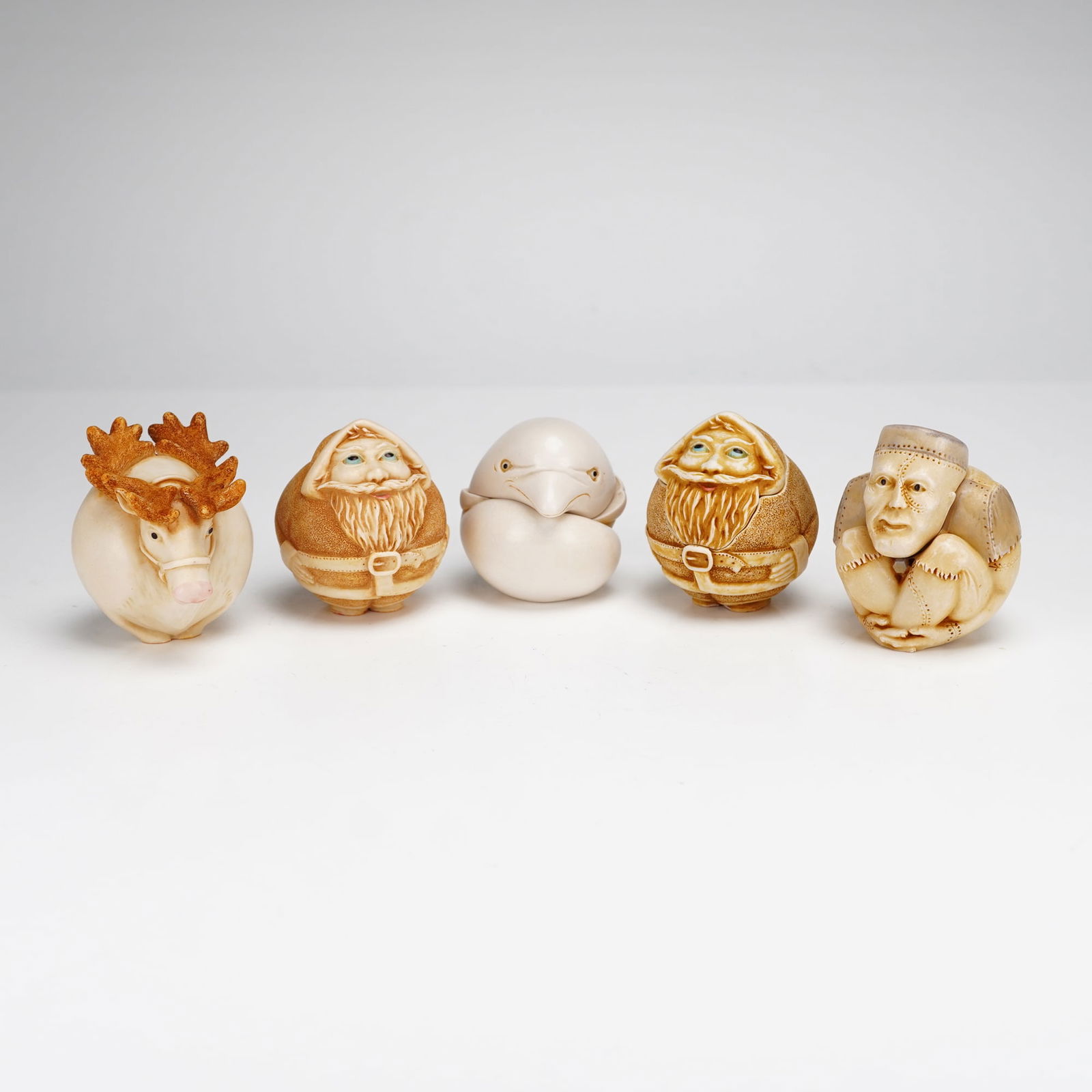 5pc Harmony Kingdom Roly Poly Figurines (1 of 5)