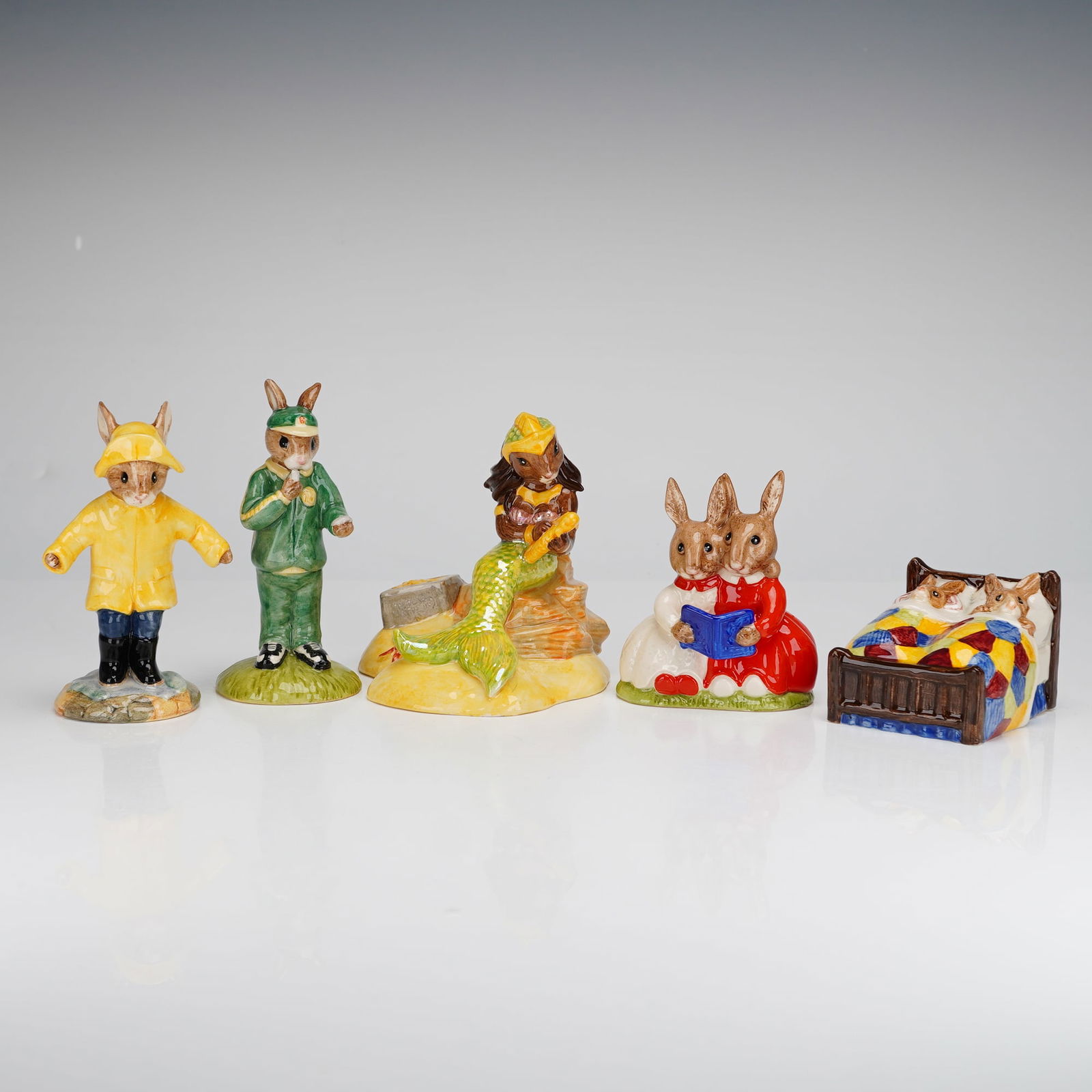 5pc Royal Doulton Bunnykins Figurines (1 of 3)
