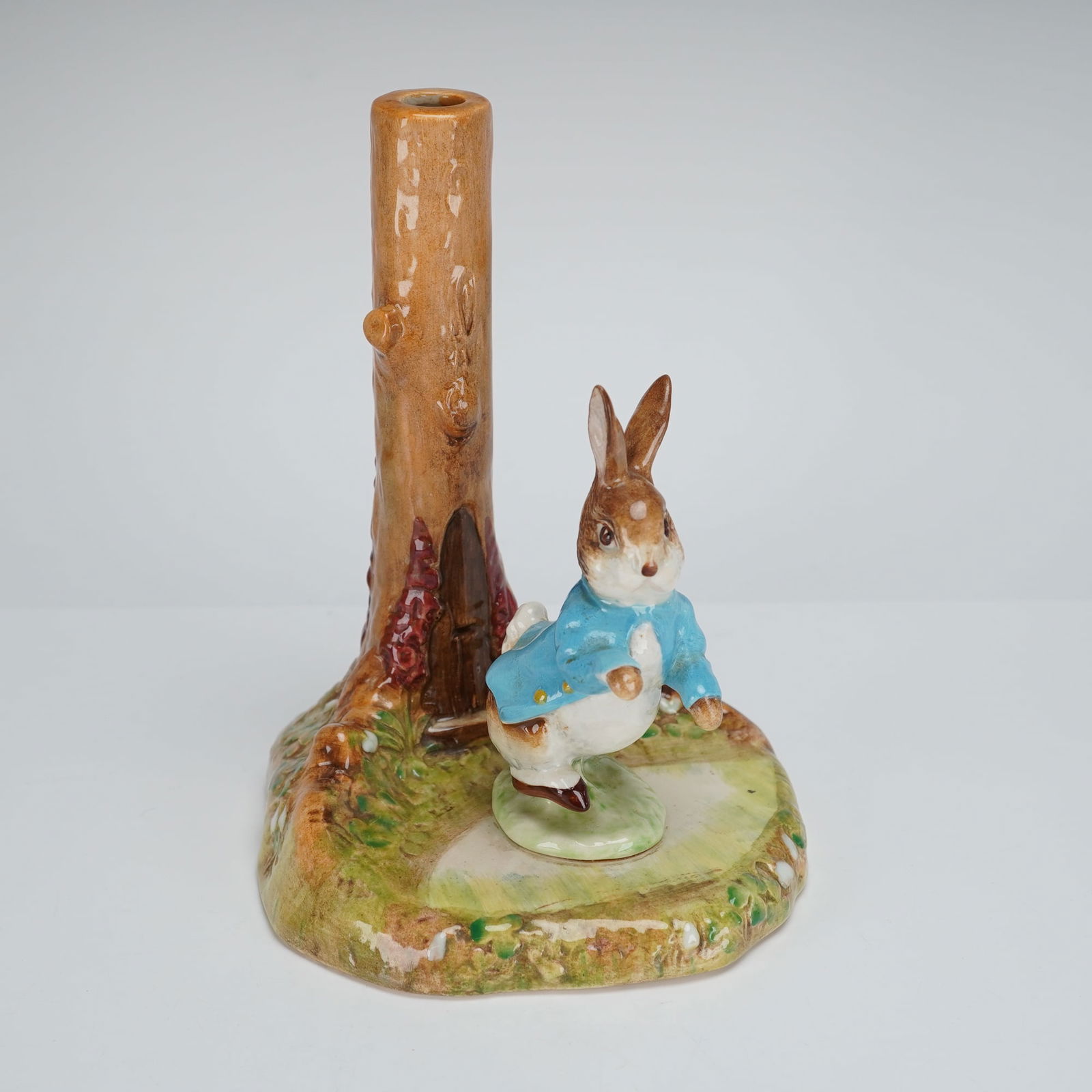 Beswick Beatrix Potter's Tree Lamp Base with Peter Rabbit Figurine (1 of 3)