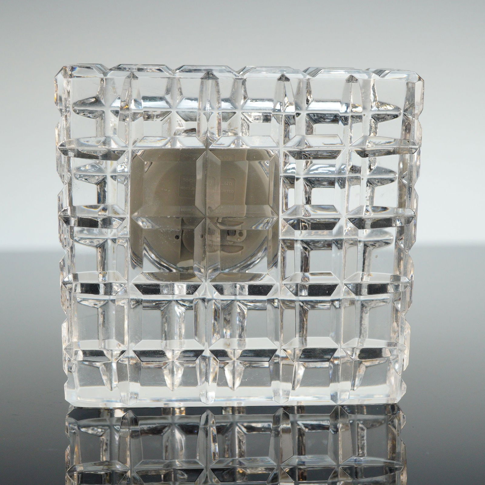 Waterford Crystal Offset Desk Clock - 2