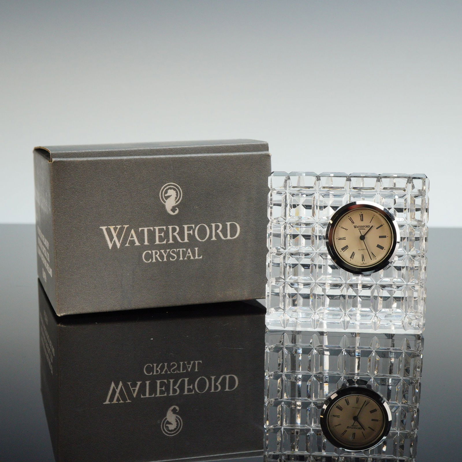 Waterford Crystal Offset Desk Clock - 5