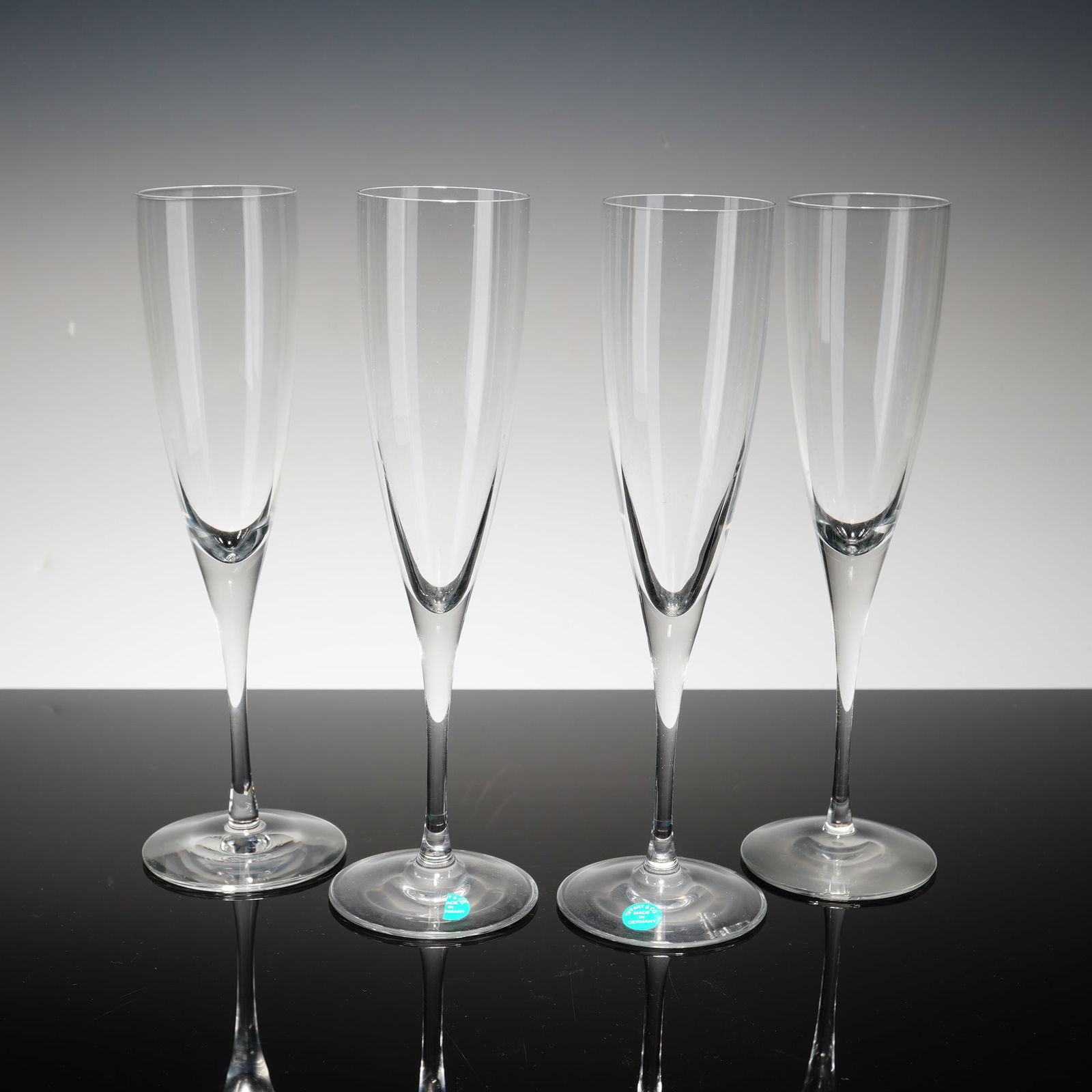 A Set of Four Tiffany & Co. Classic Crystal Champagne Flutes (1 of 5)