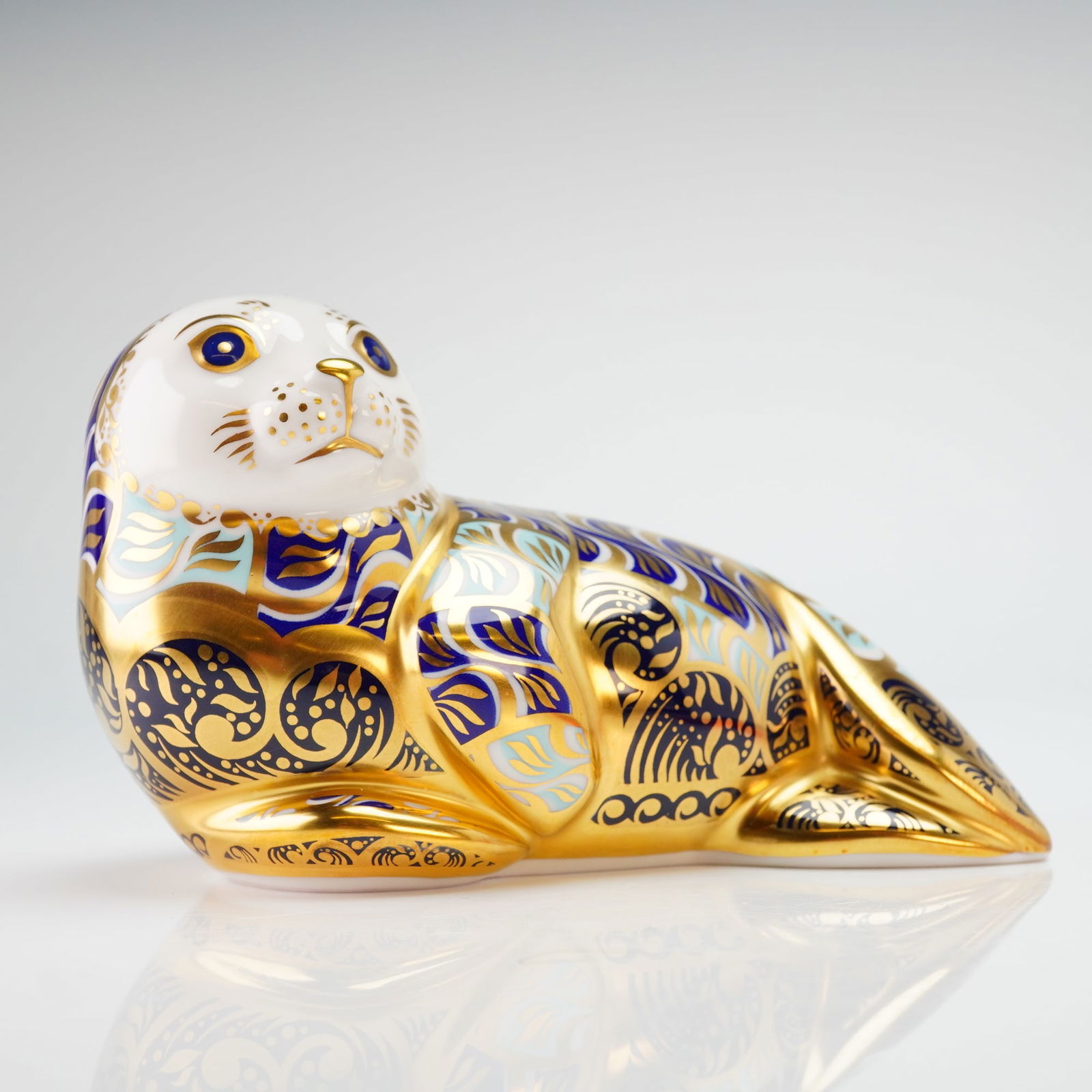 Royal Crown Derby Paperweight, Harbour Seal (1 of 5)