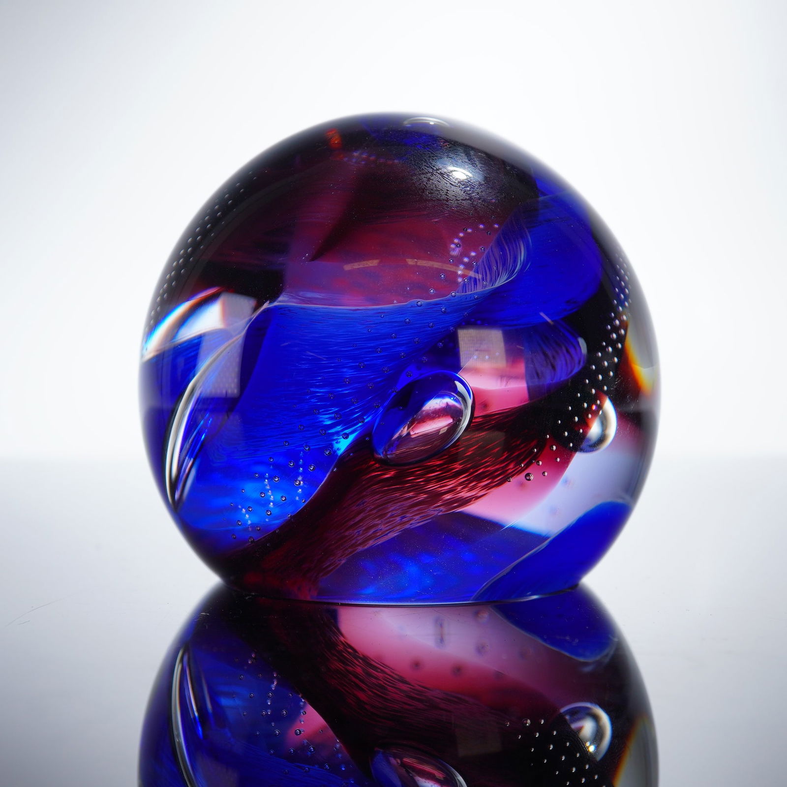 Caithness Scotland Art Glass Paperweight, Ribbon Dancer (1 of 5)