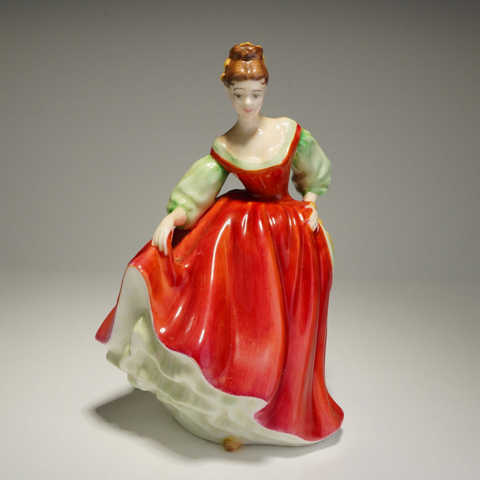 Royal Doulton Bone China Figurine, Red Fair Lady HN2832 (1 of 4)