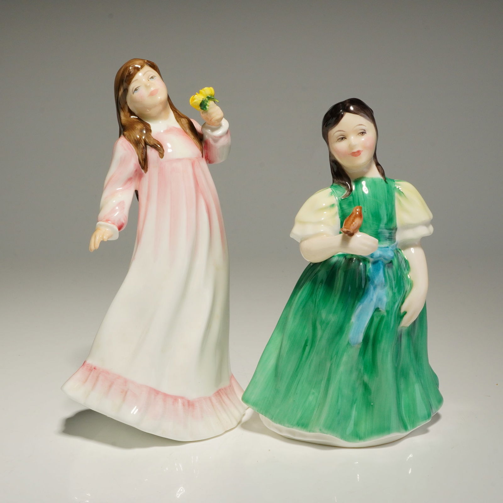 2pc Royal Doulton Figurines Francine HN2422 and Flowers for Mother HN3454 (1 of 4)