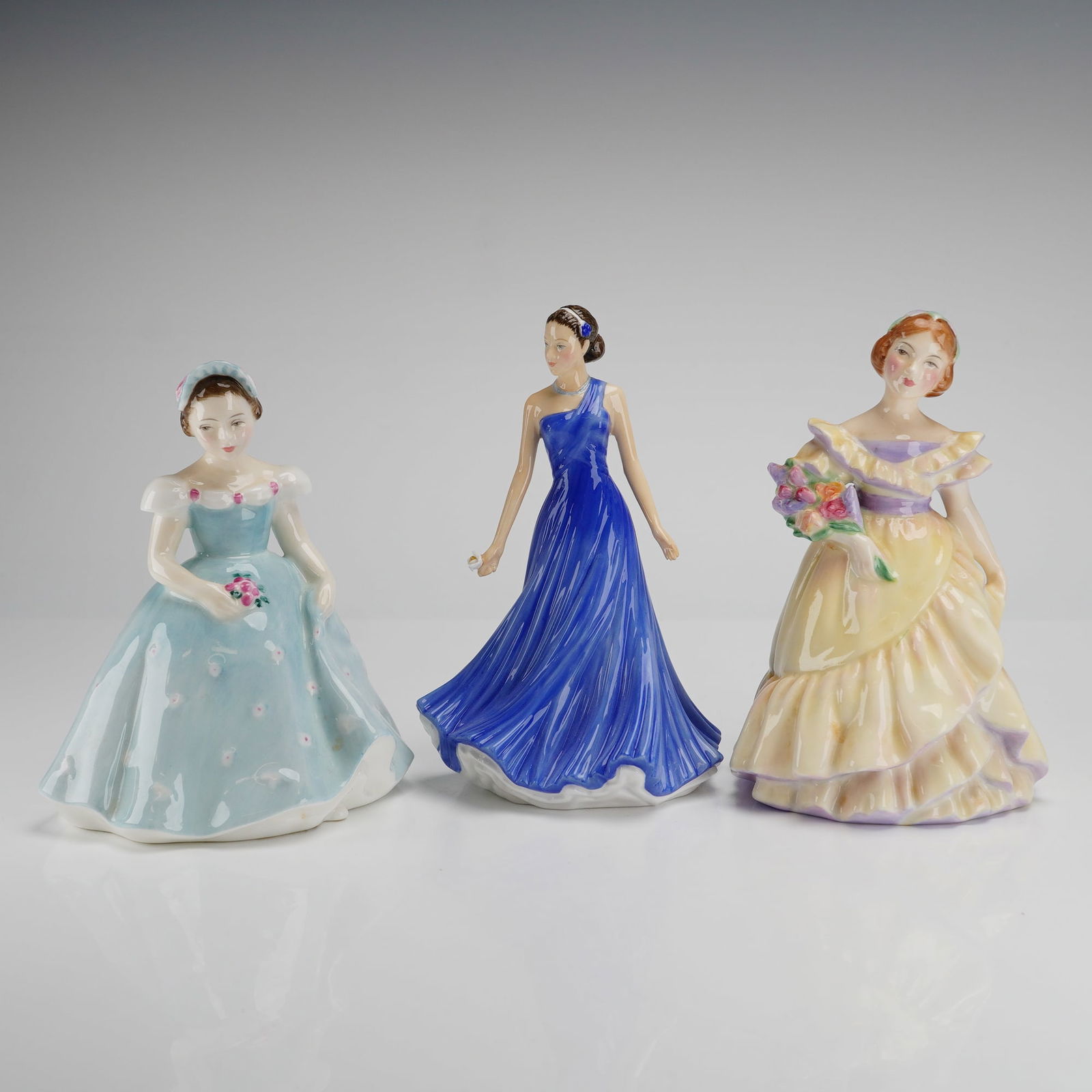 3pc Royal Doulton Figurines, Lottie, Bridesmaid, The Bridesmaid (1 of 3)
