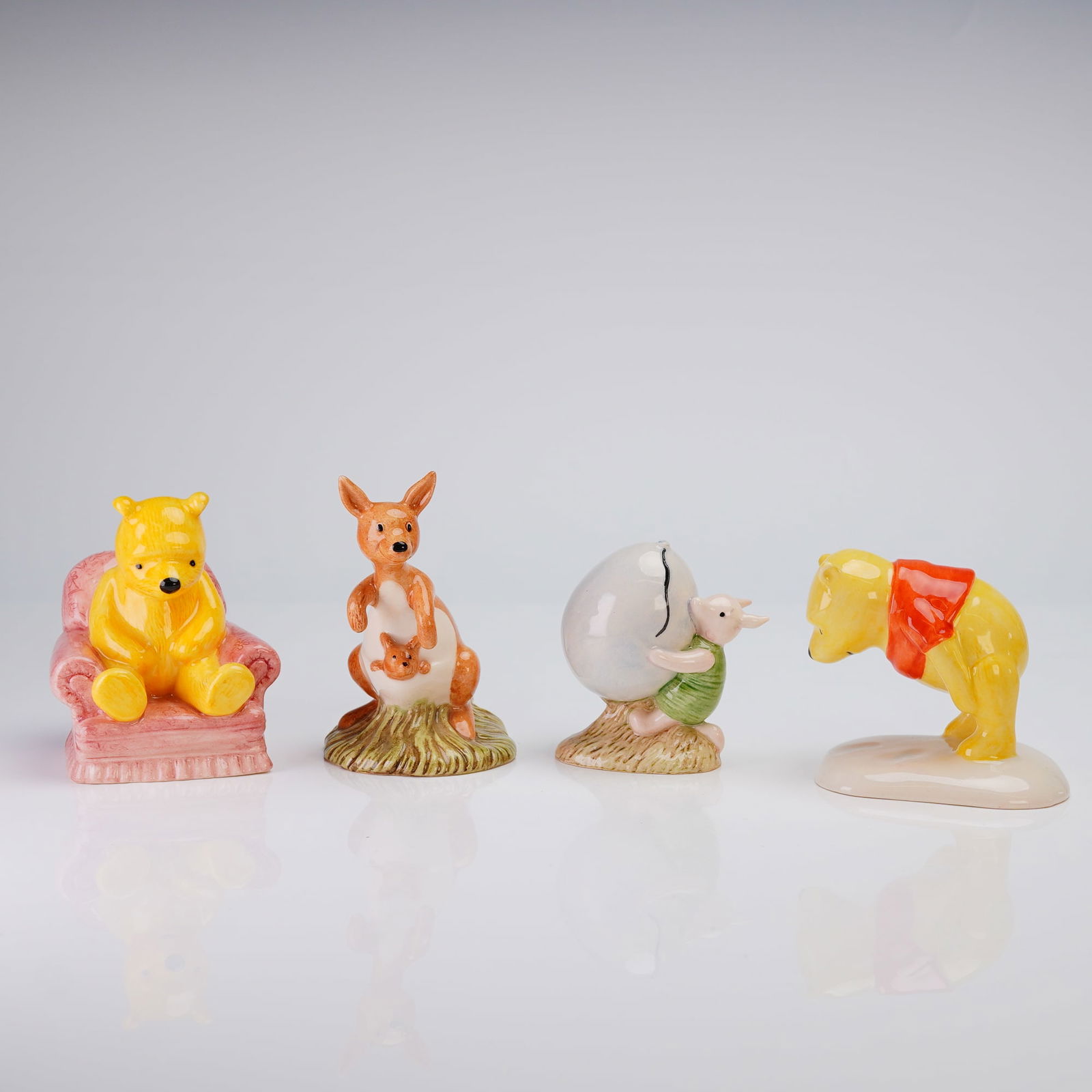 4pc Royal Doulton Winnie the Pooh Collection Figurines (1 of 4)