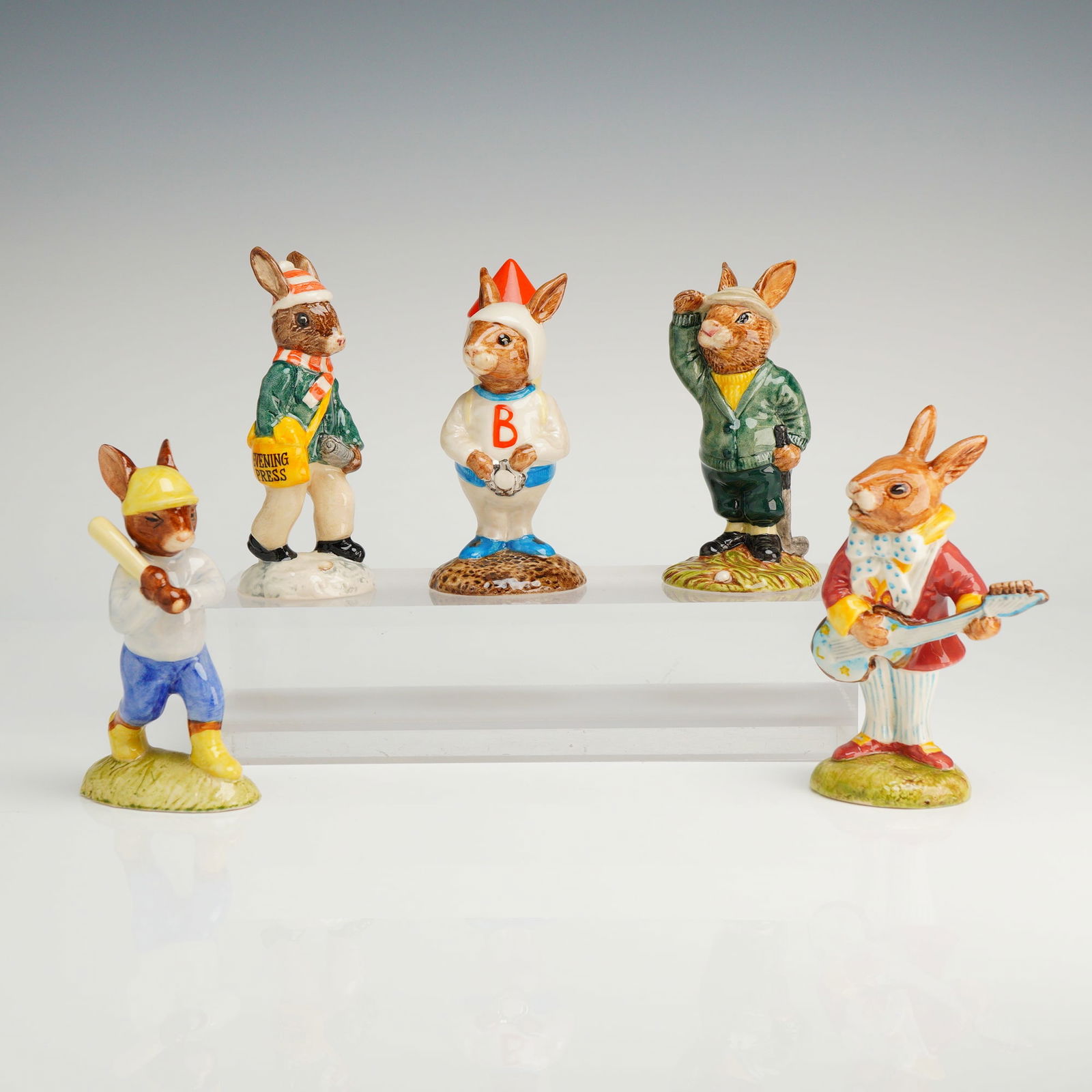 Collection of Five Royal Doulton Bunnykins Figurines (1 of 3)