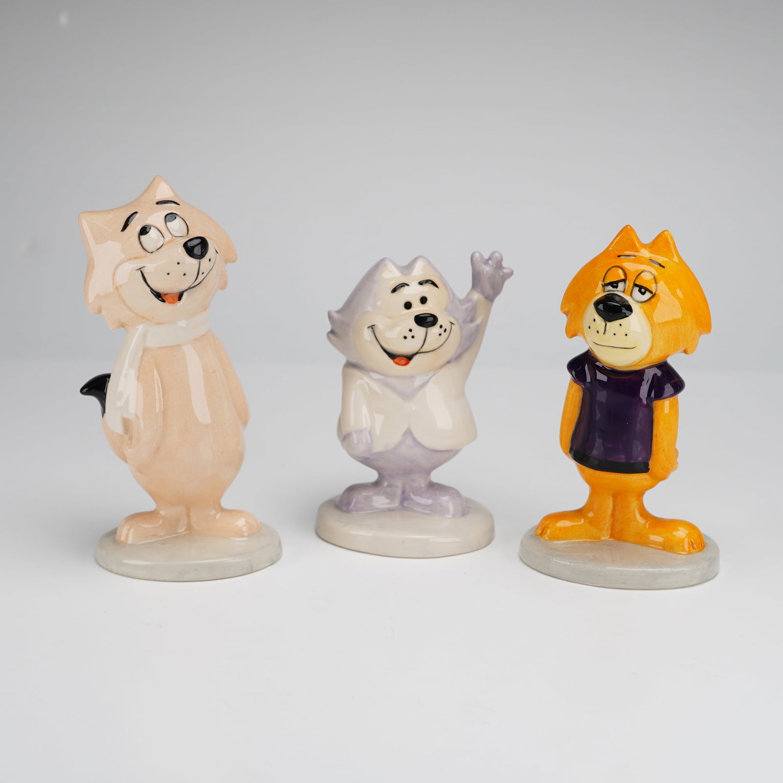 3pc Beswick Top Cat Collection Figurines: Fancy Fancy, Brain, and Benny (1 of 3)