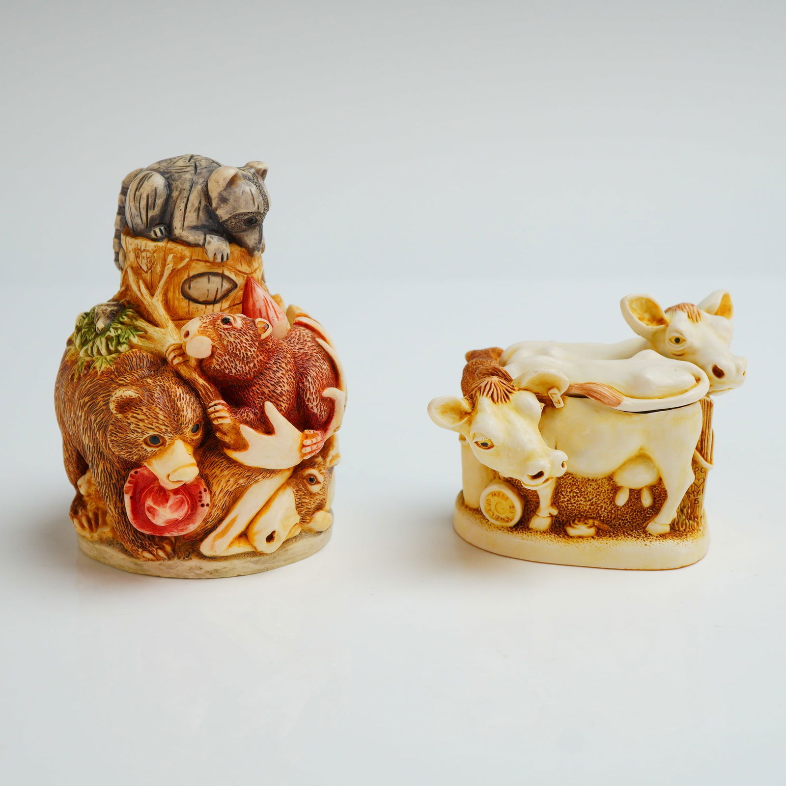 2pc Harmony Kingdom Box Figurines, Jersey Belles & True North (1 of 4)