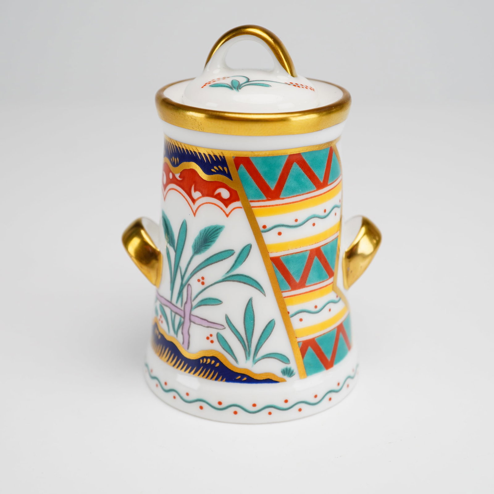 Royal Crown Derby Bone China Miniature Milk Churn, Tree of Life (1 of 4)