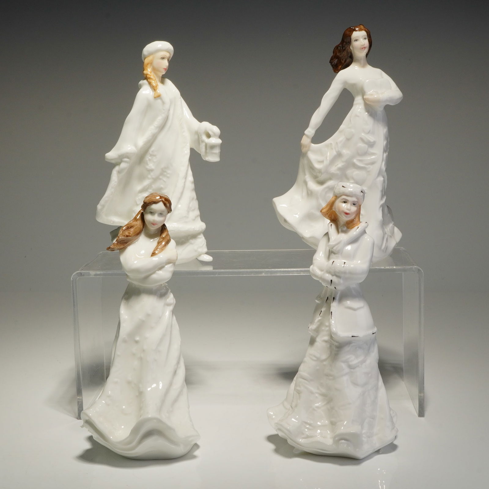 4pc Royal Doulton White Sentiment Series Figurines (1 of 6)