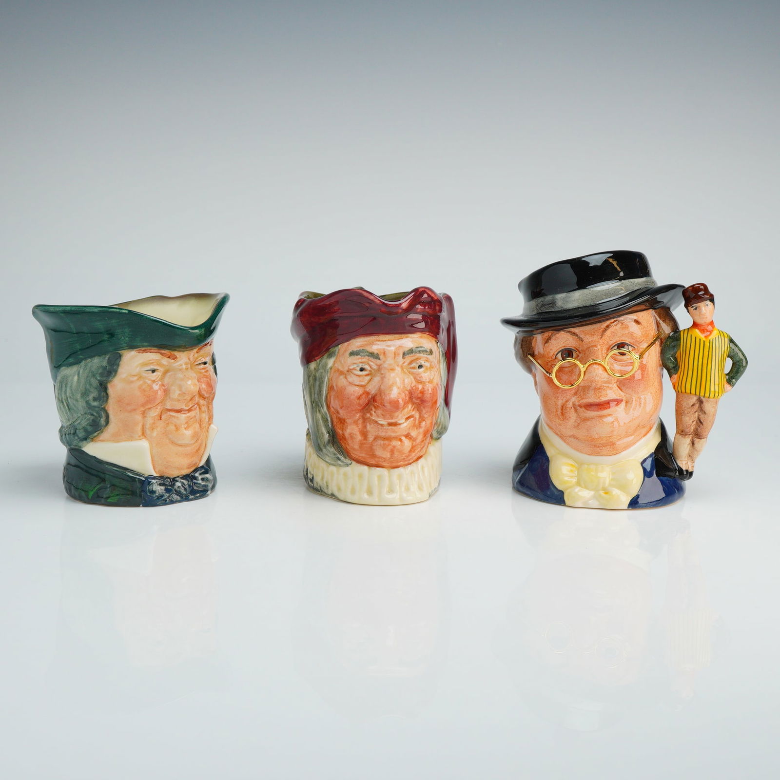 3pc Royal Doulton Small Character Jugs (1 of 3)