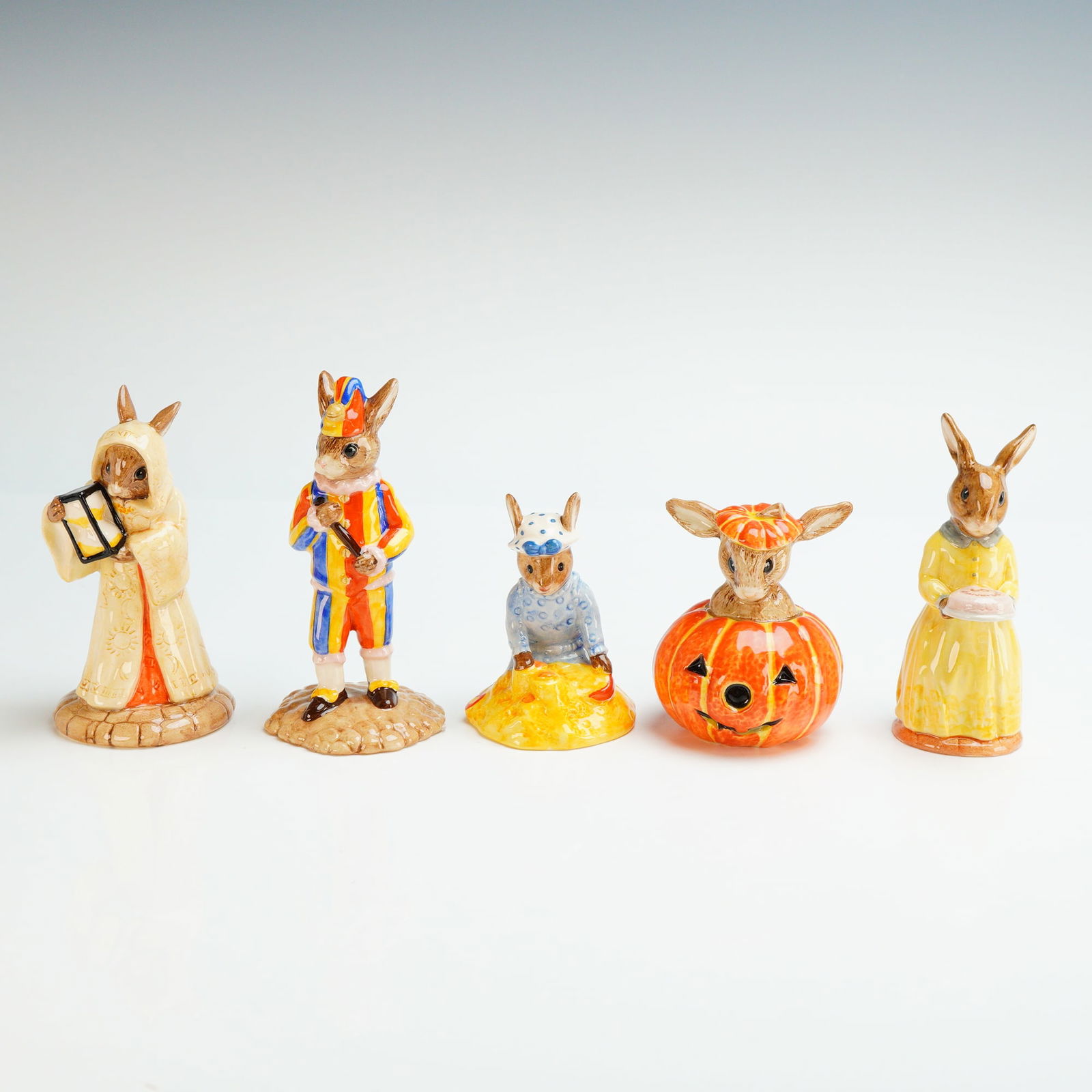 5pc Royal Doulton Bunnykins Figurines - DB 234, 132, 229, 137, and 177 (1 of 3)
