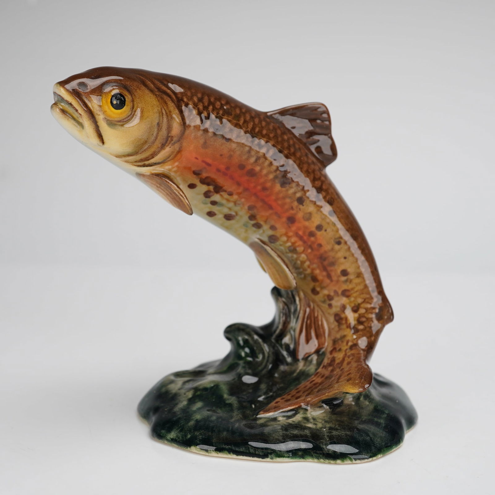 Beswick Leaping Trout Ceramic Figurine Model 1390 (1 of 3)