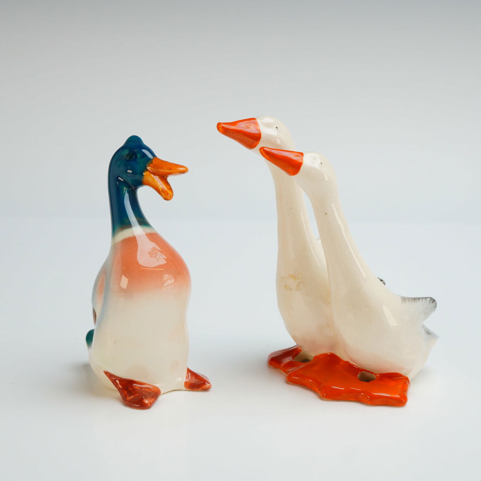 2pc Beswick Porcelain Figurines, Geese & Mallard (1 of 3)