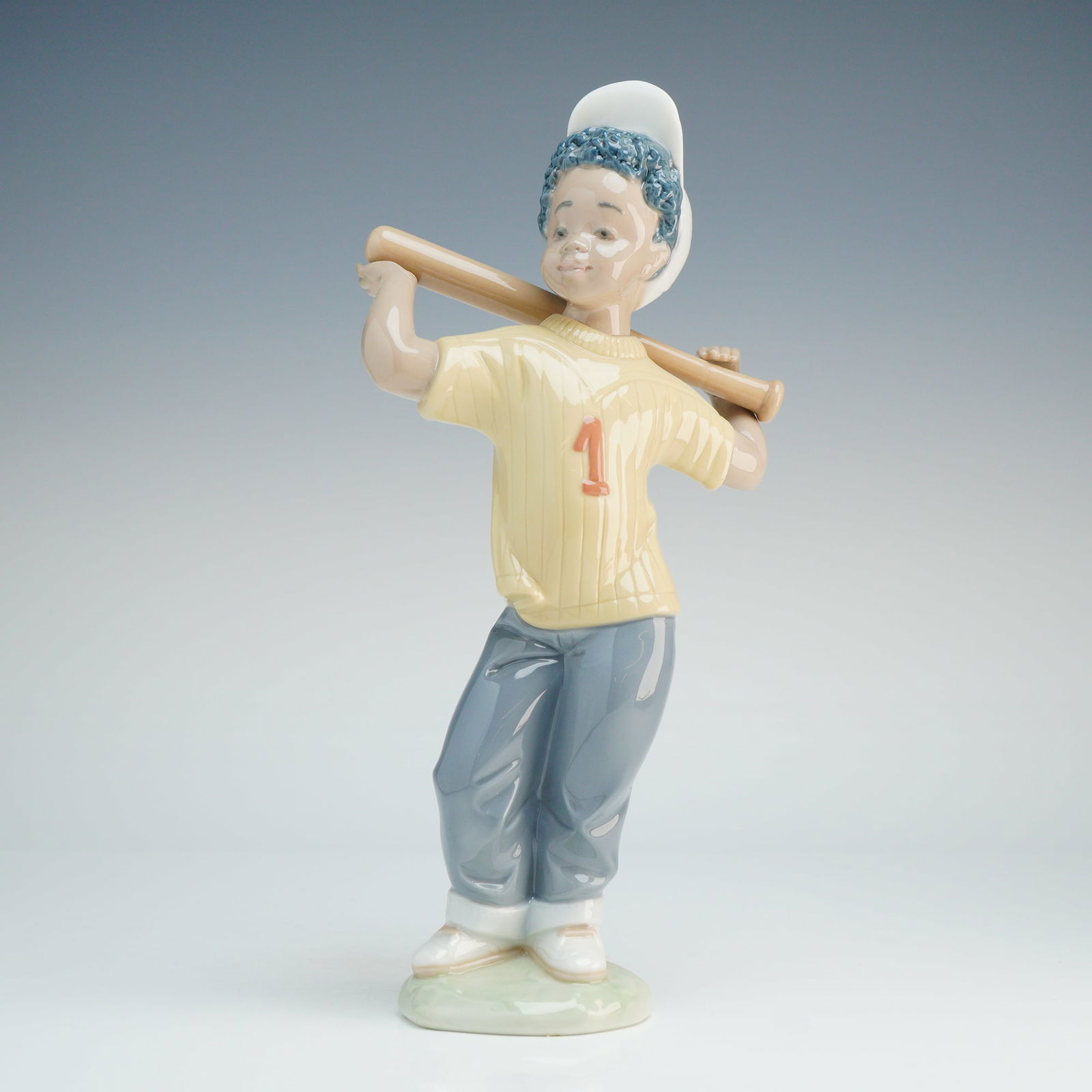 Lladro Porcelain Figurine, Next At Bat Porcelain 1005828 (1 of 5)